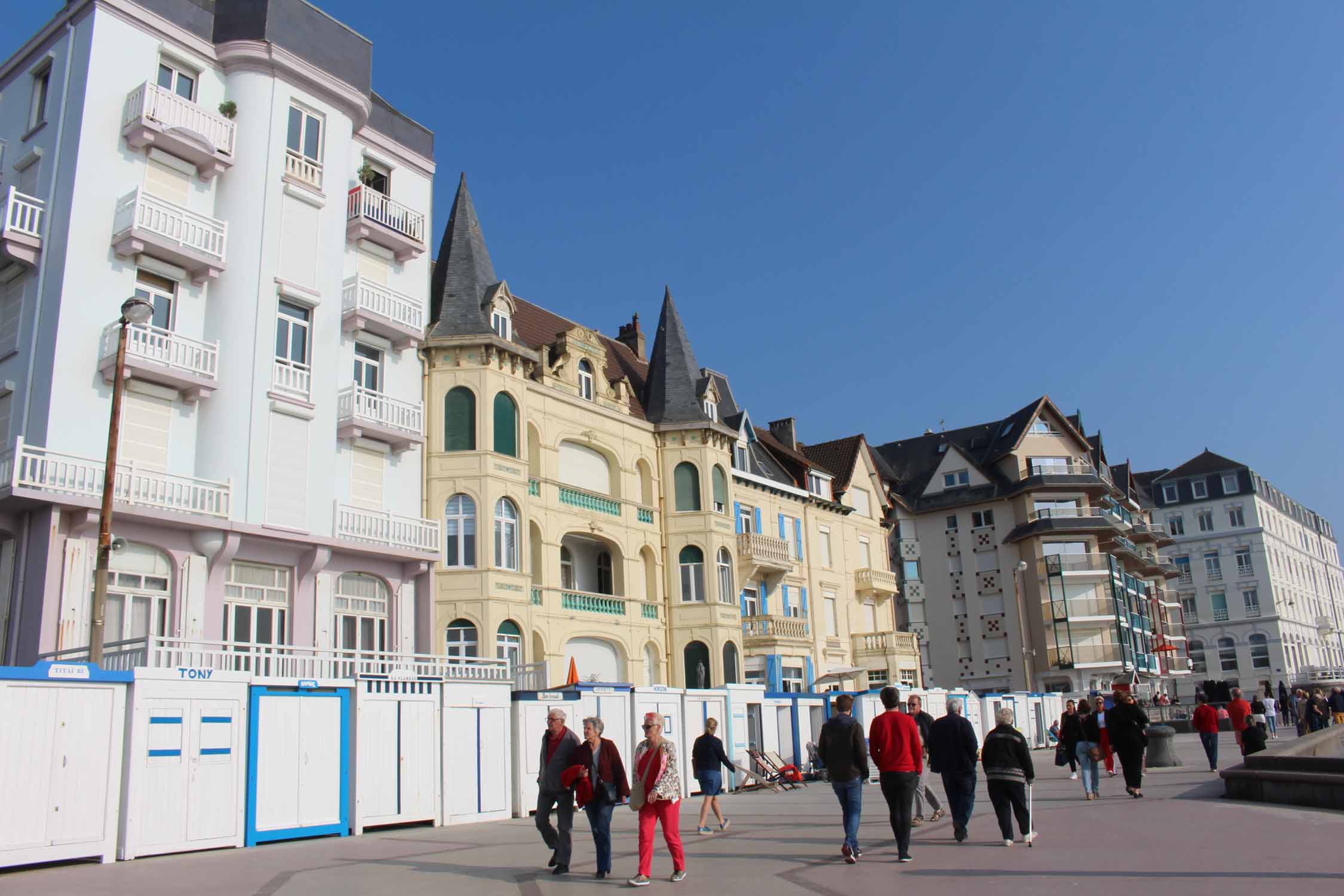 Wimereux, cabines, maisons typiques