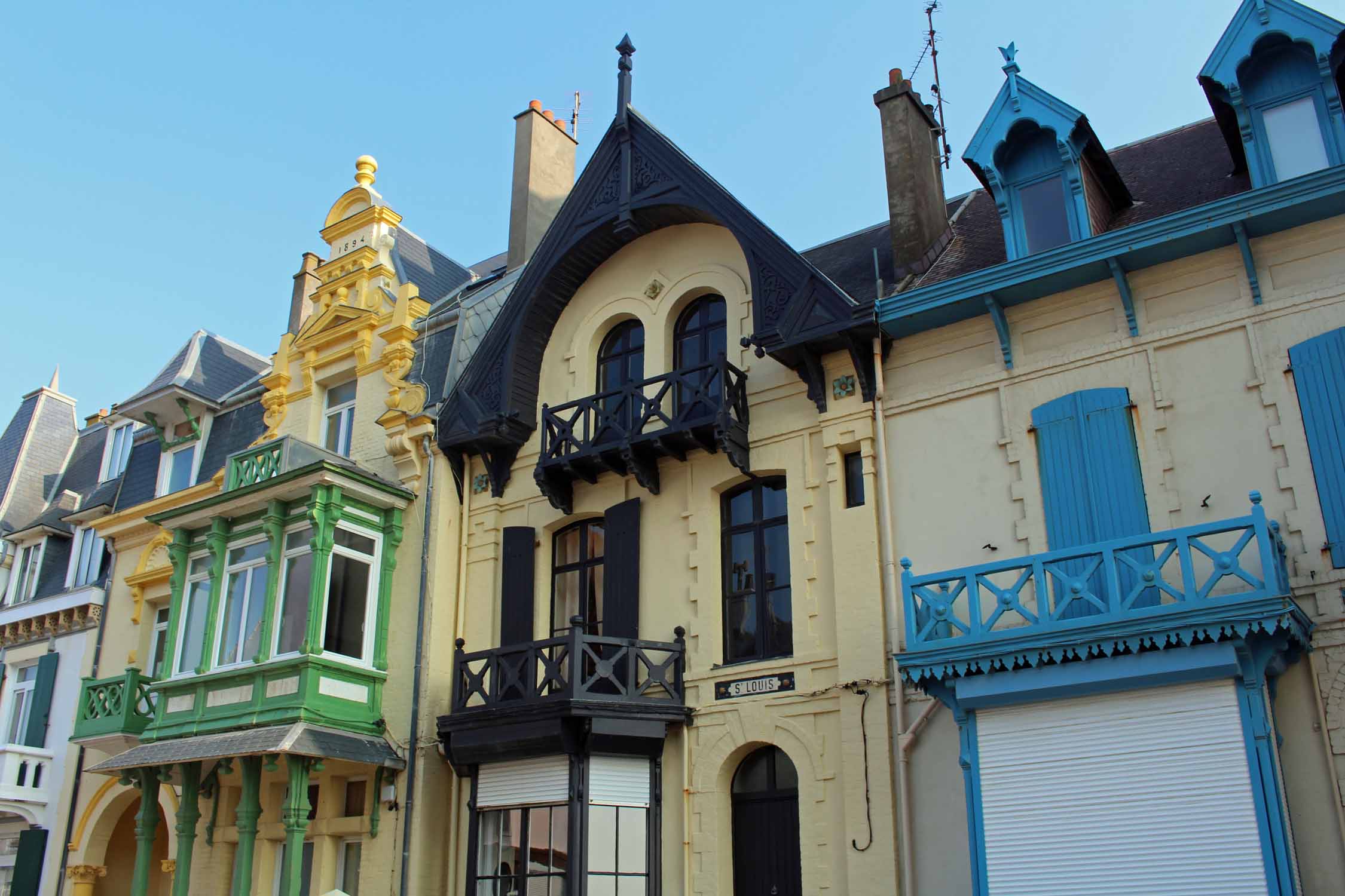 Wimereux, villas colorées de la Belle Epoque