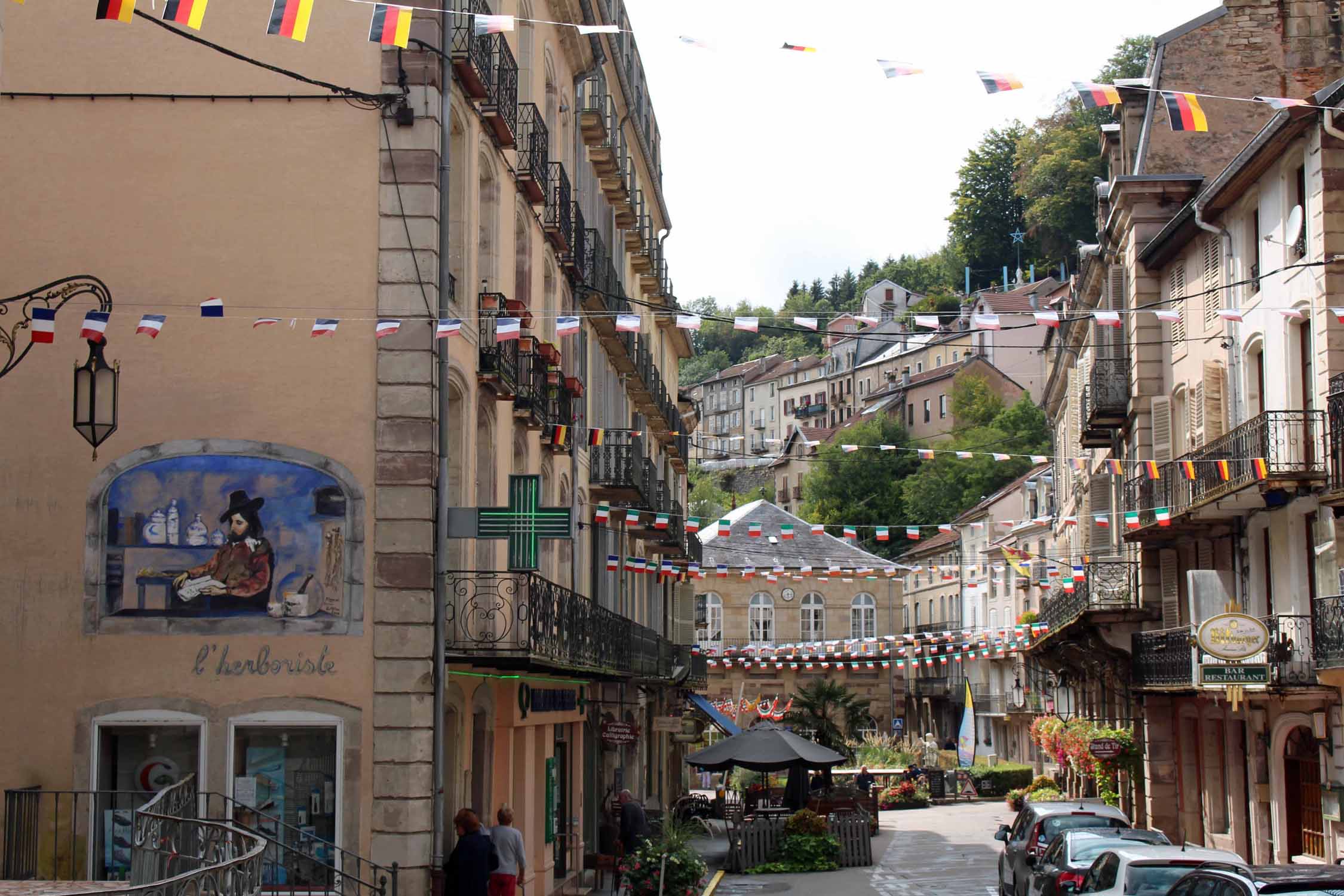 Plombières-les-Bains, rue typique