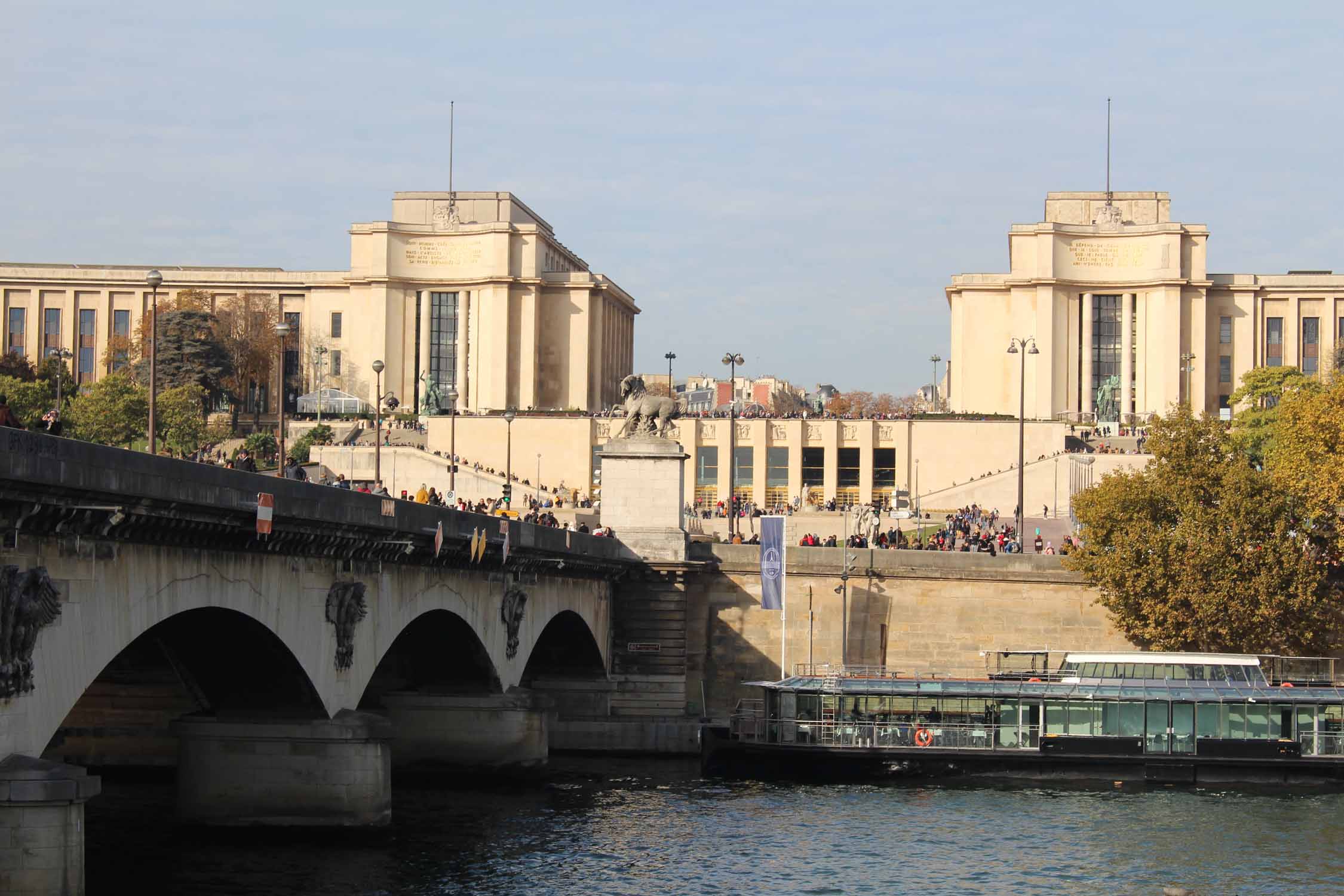 Paris, palais de Chaillot, Seine