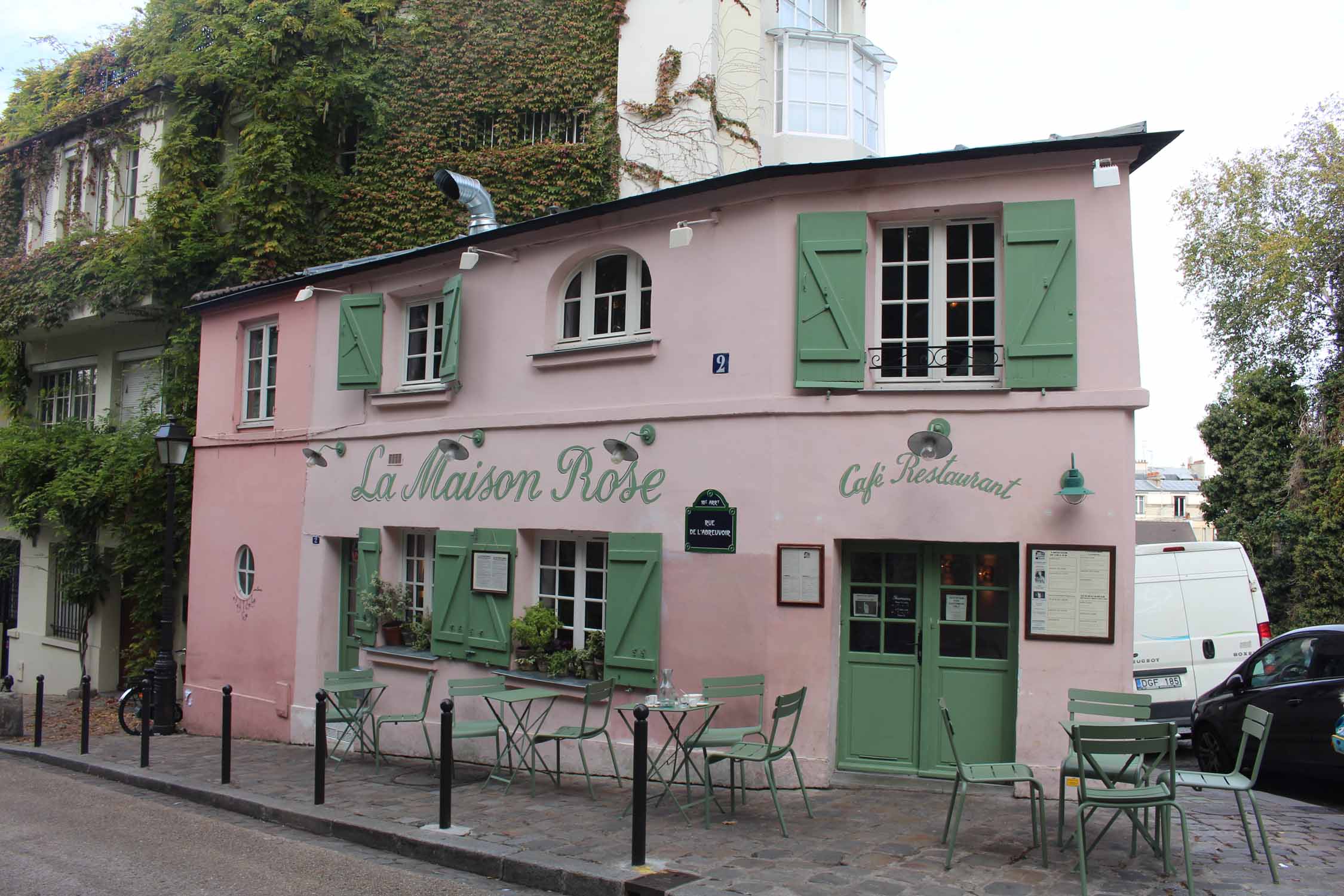 Paris, Montmartre, la Maison Rose