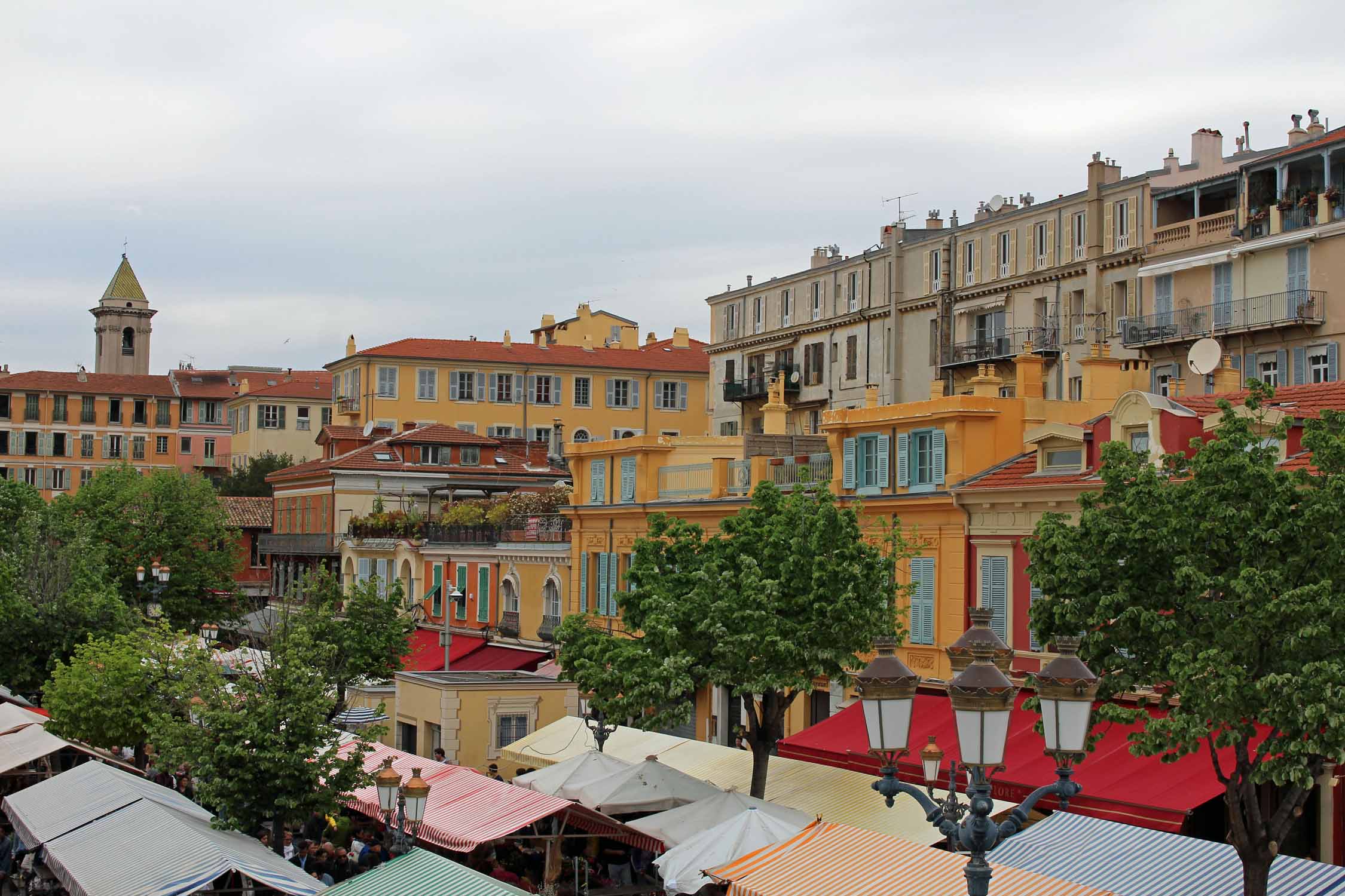 Nice, marché aux fleurs, cours Saleya