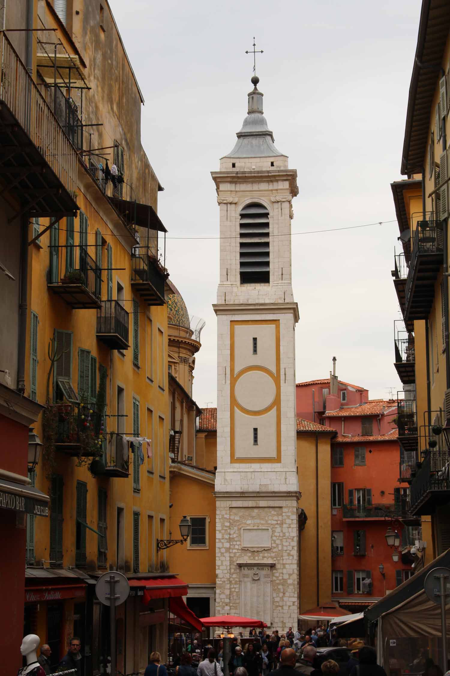 Nice, cathédrale Saint-Réparate, campanile