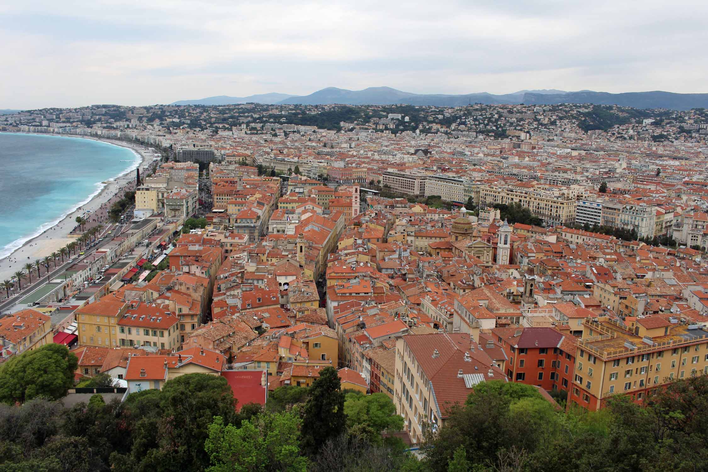 Nice, vue du Vieux-Nice