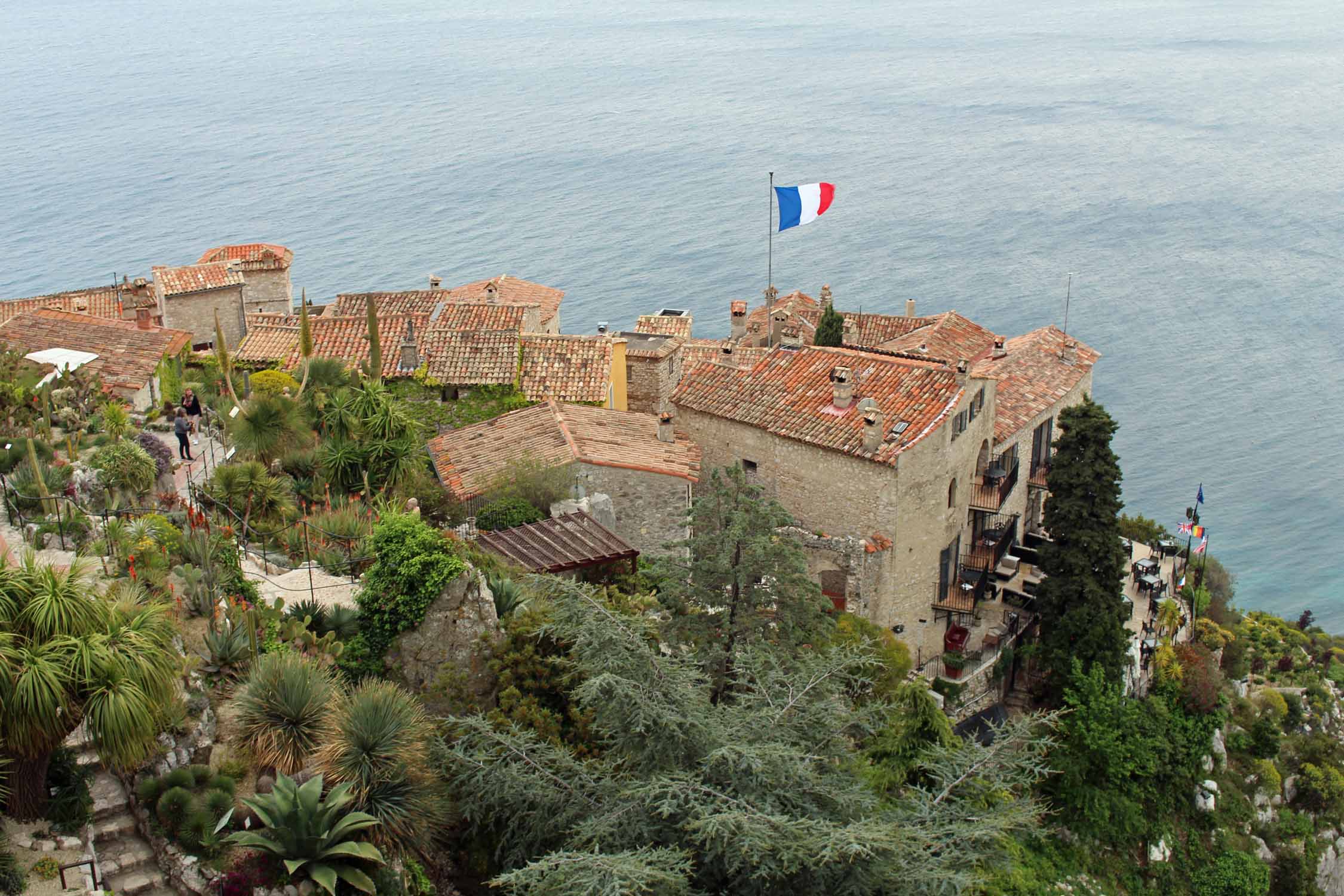 Eze, jardin exotique, Méditerranée