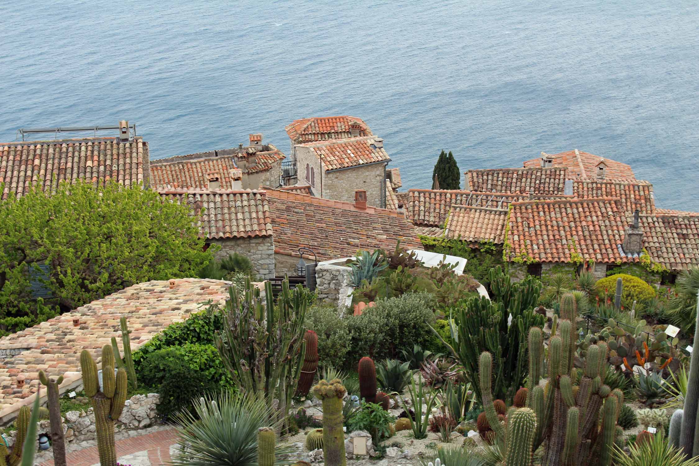 Eze, jardin exotique, Côte d'Azur