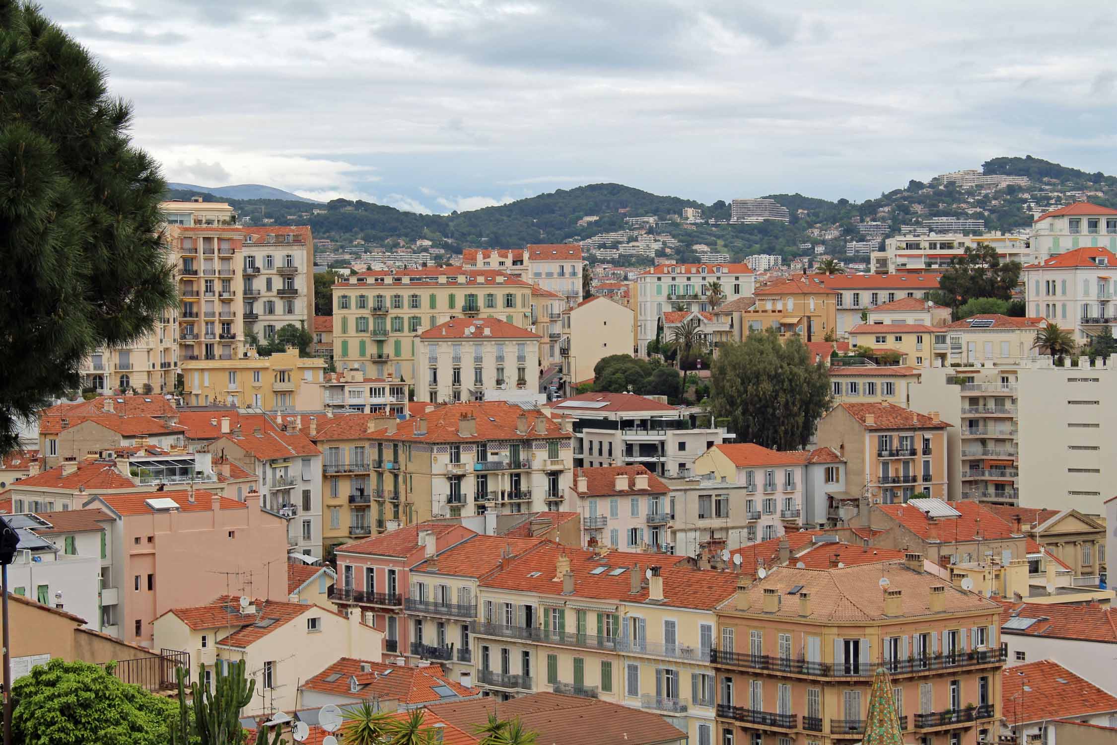 Cannes, centre historique, paysage