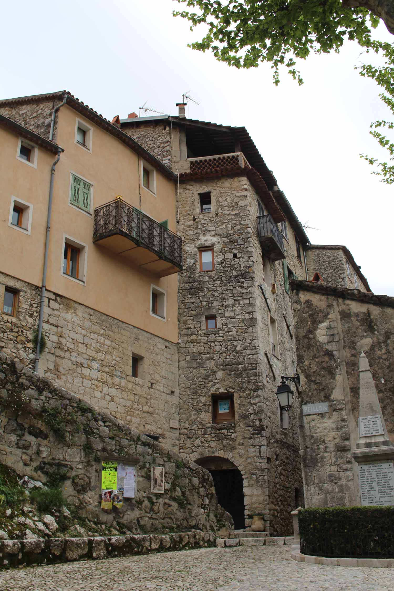 Village de Peillon, maisons typiques