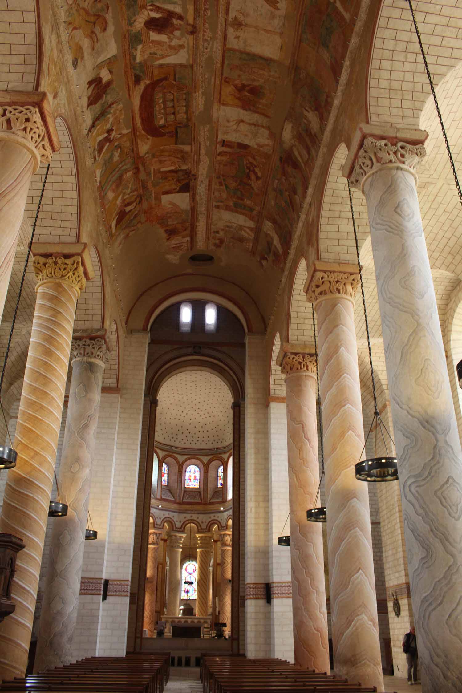 Saint-Savin-sur-Gartempe, église abbatiale, nef