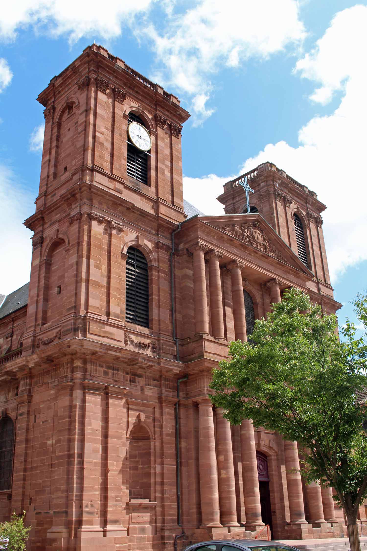 Belfort, cathédrale Saint-Christophe, façade