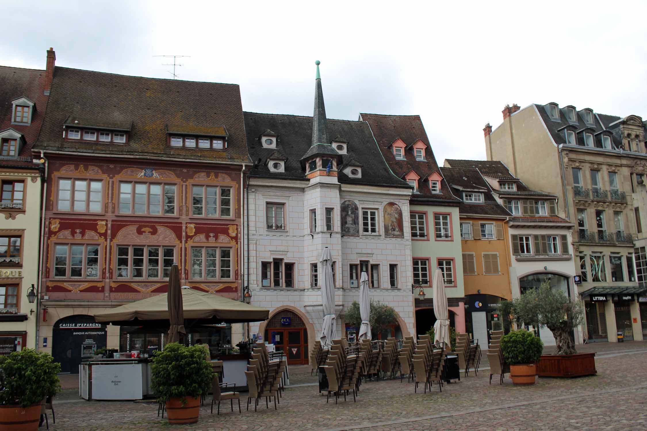 Mulhouse, place de la Réunion, maison ancienne