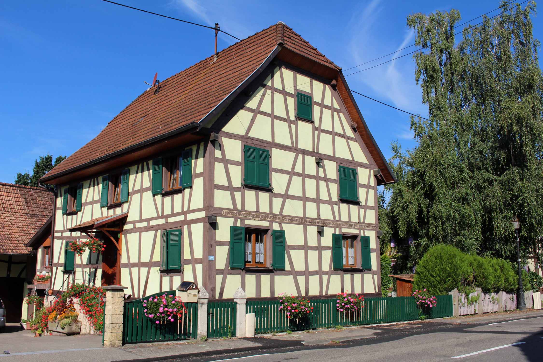 Grentzingen, maison à colombages