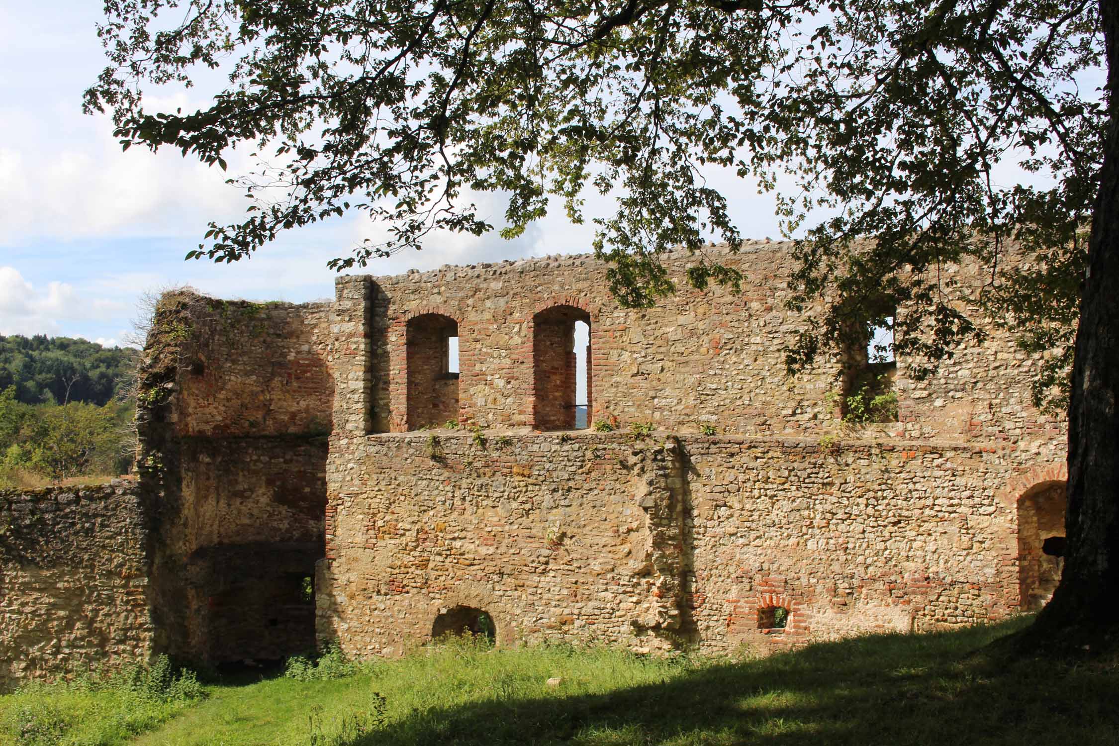 Ferrette, ruines du château médiéval