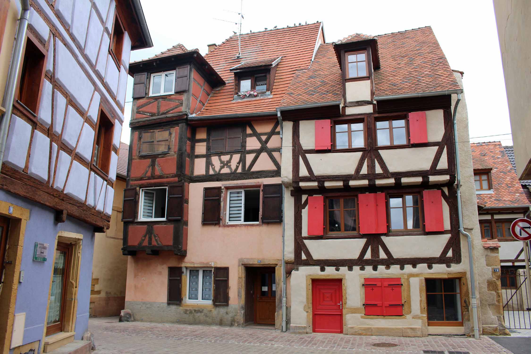 Rouffach, maisons à colombages