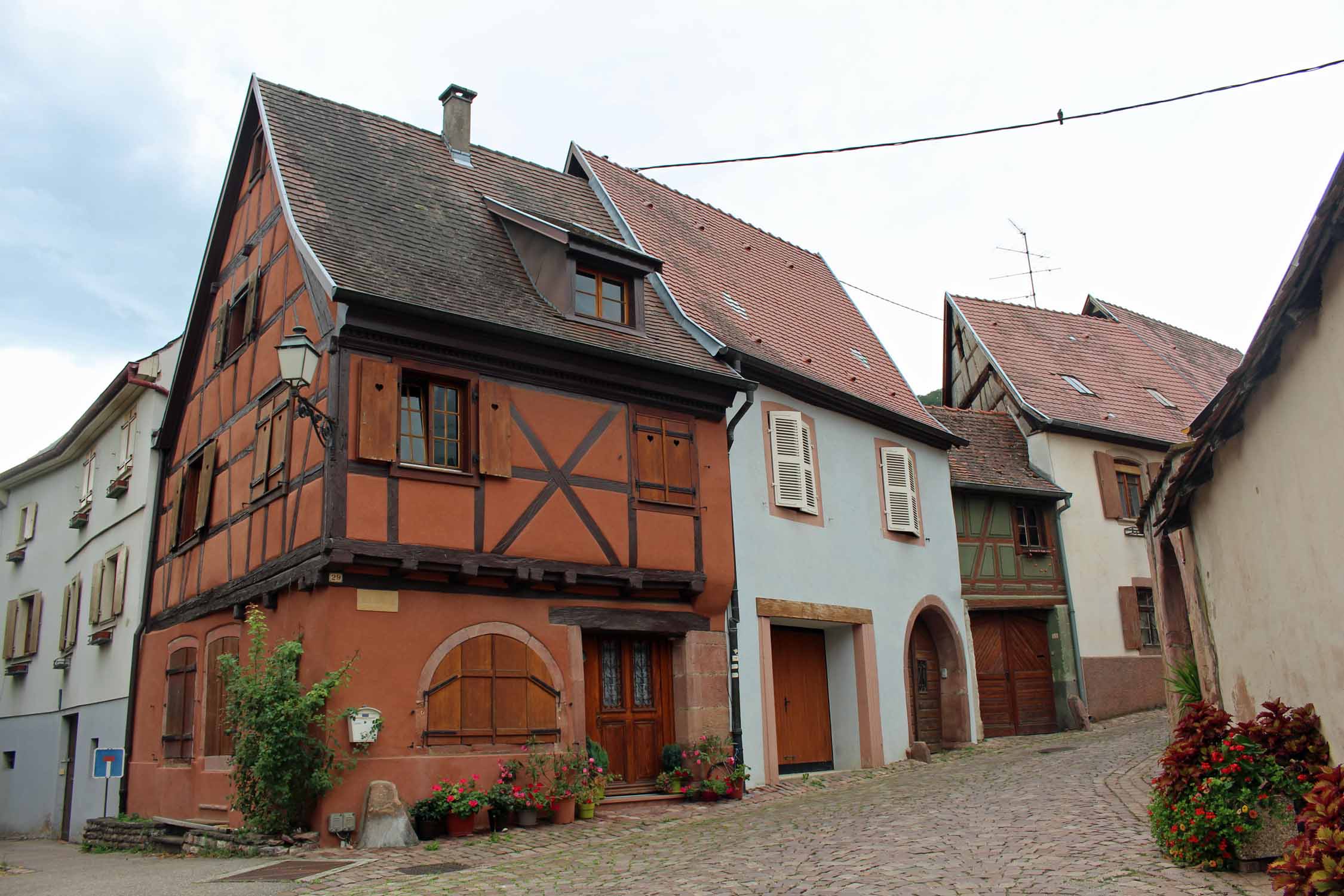 Gueberschwihr, maison à colombages