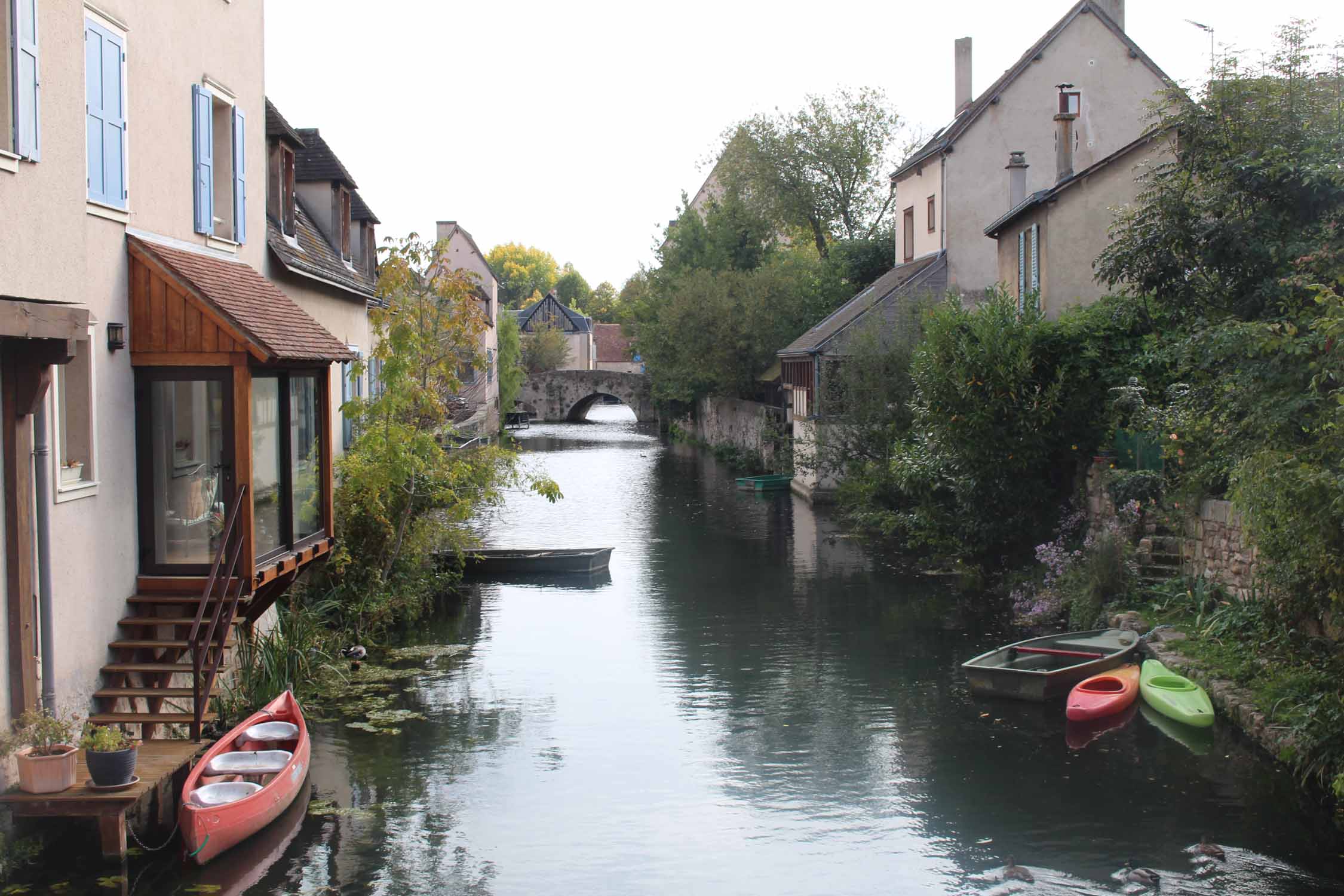 Chartres, maisons typiques, Eure