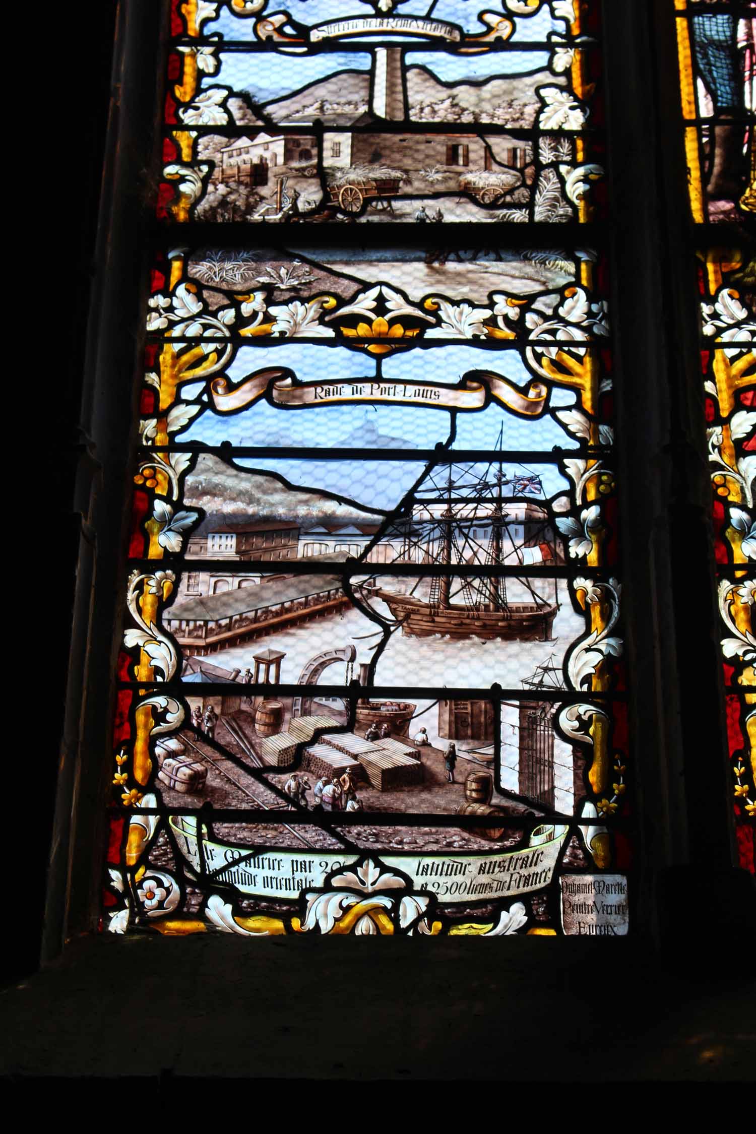 Ivry-la-Bataille, église Saint-Martin, île Maurice