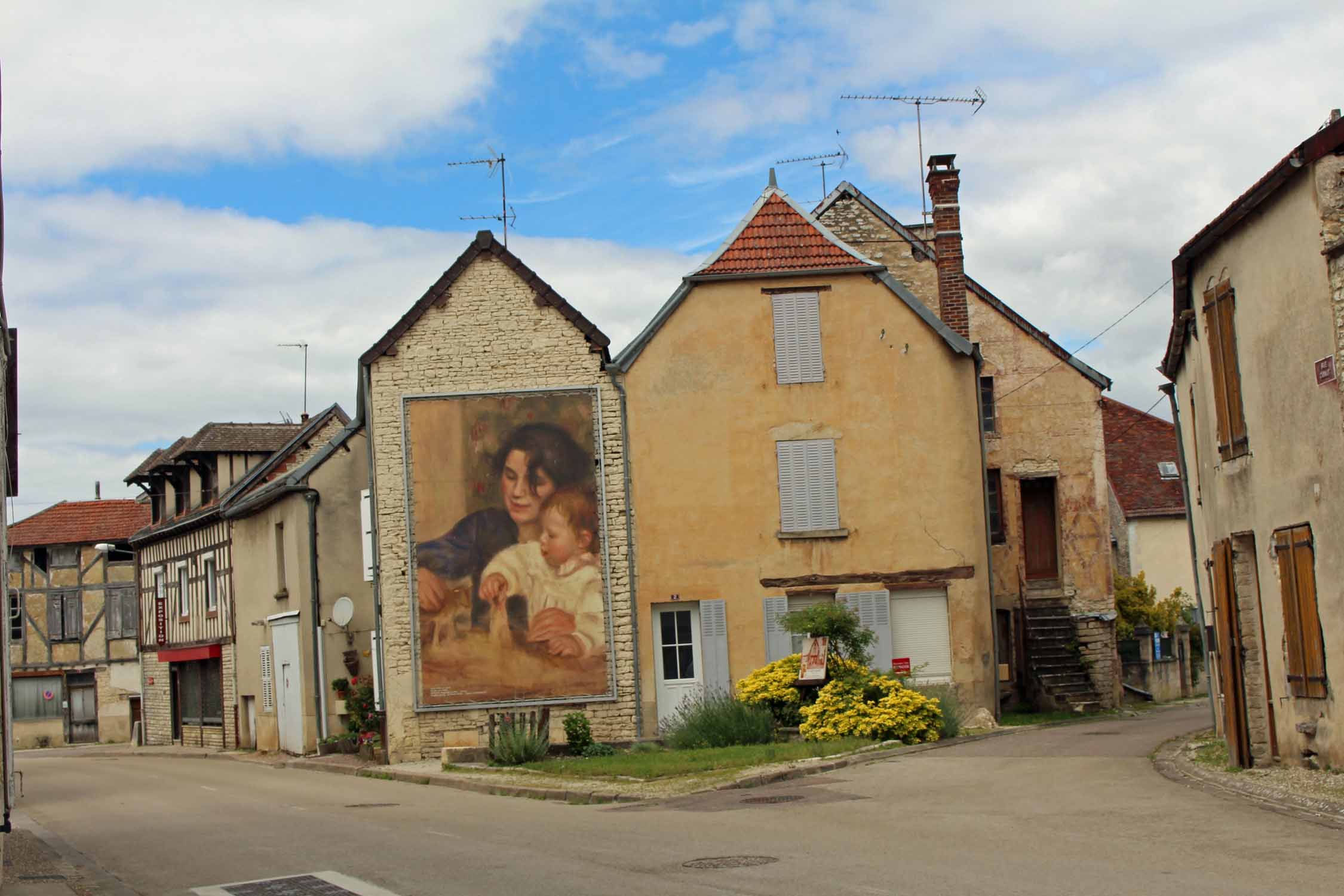 Essoyes, Renoir, façade maison