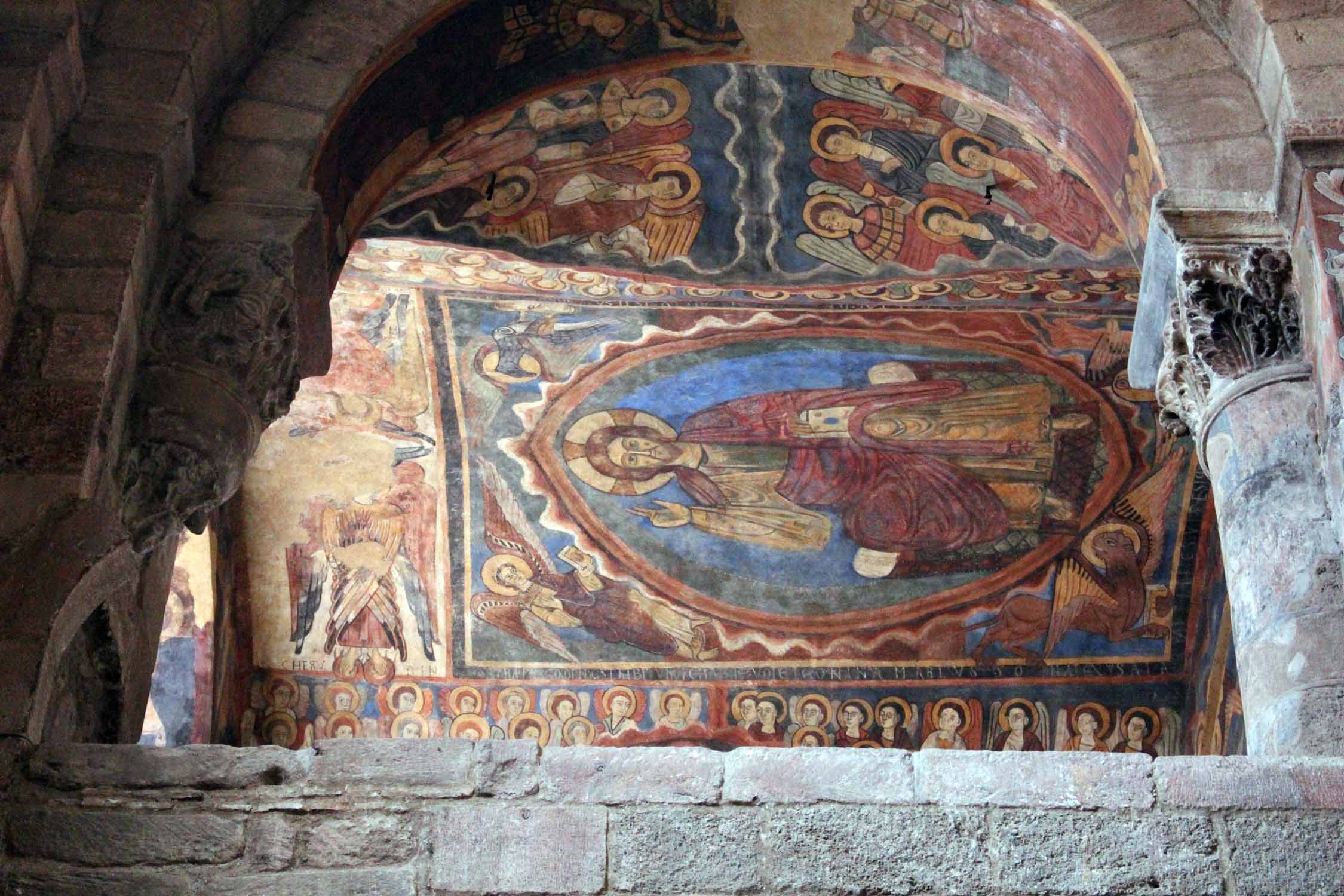 Brioude, basilique Saint-Julien, fresques
