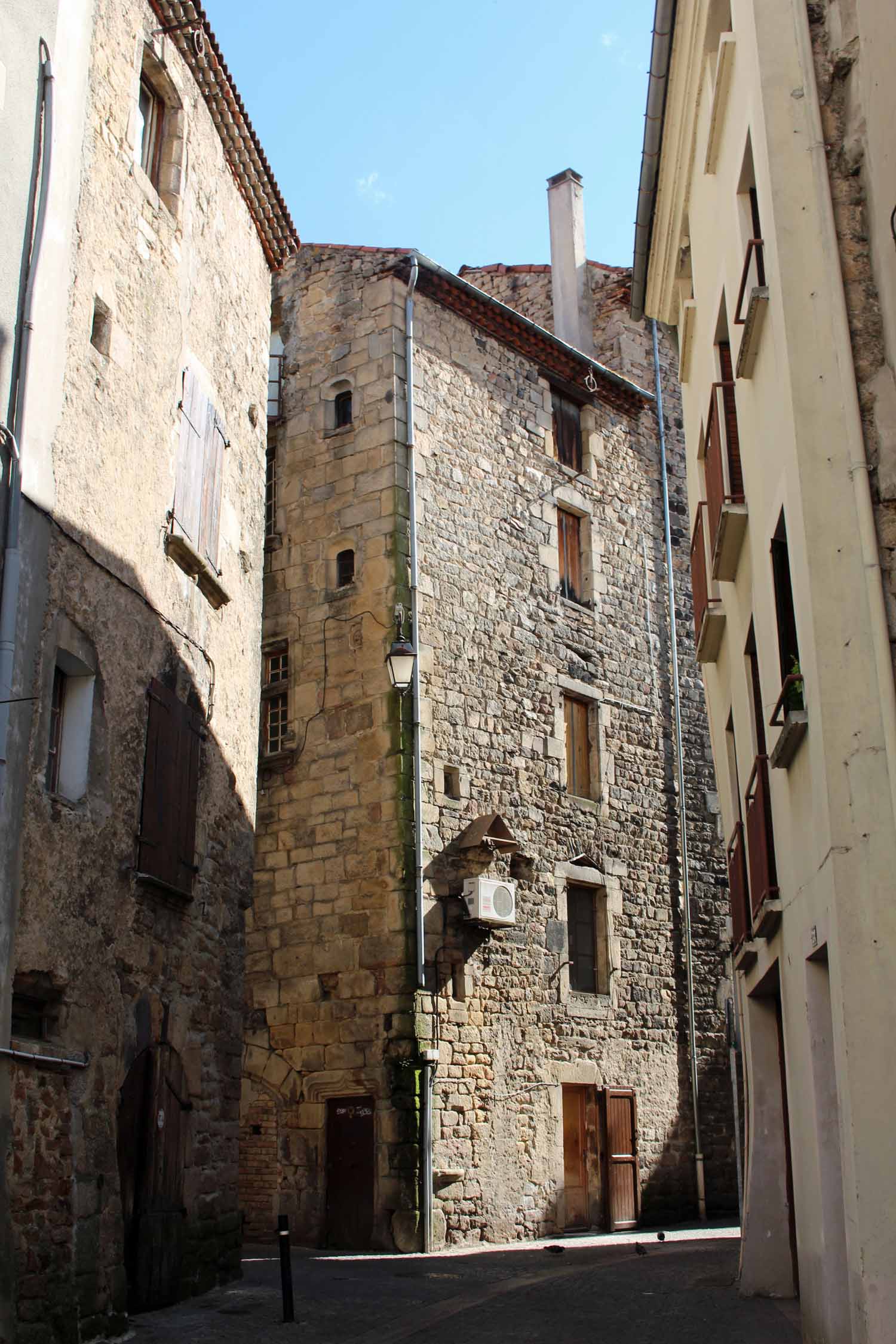 Langogne, ruelle typique