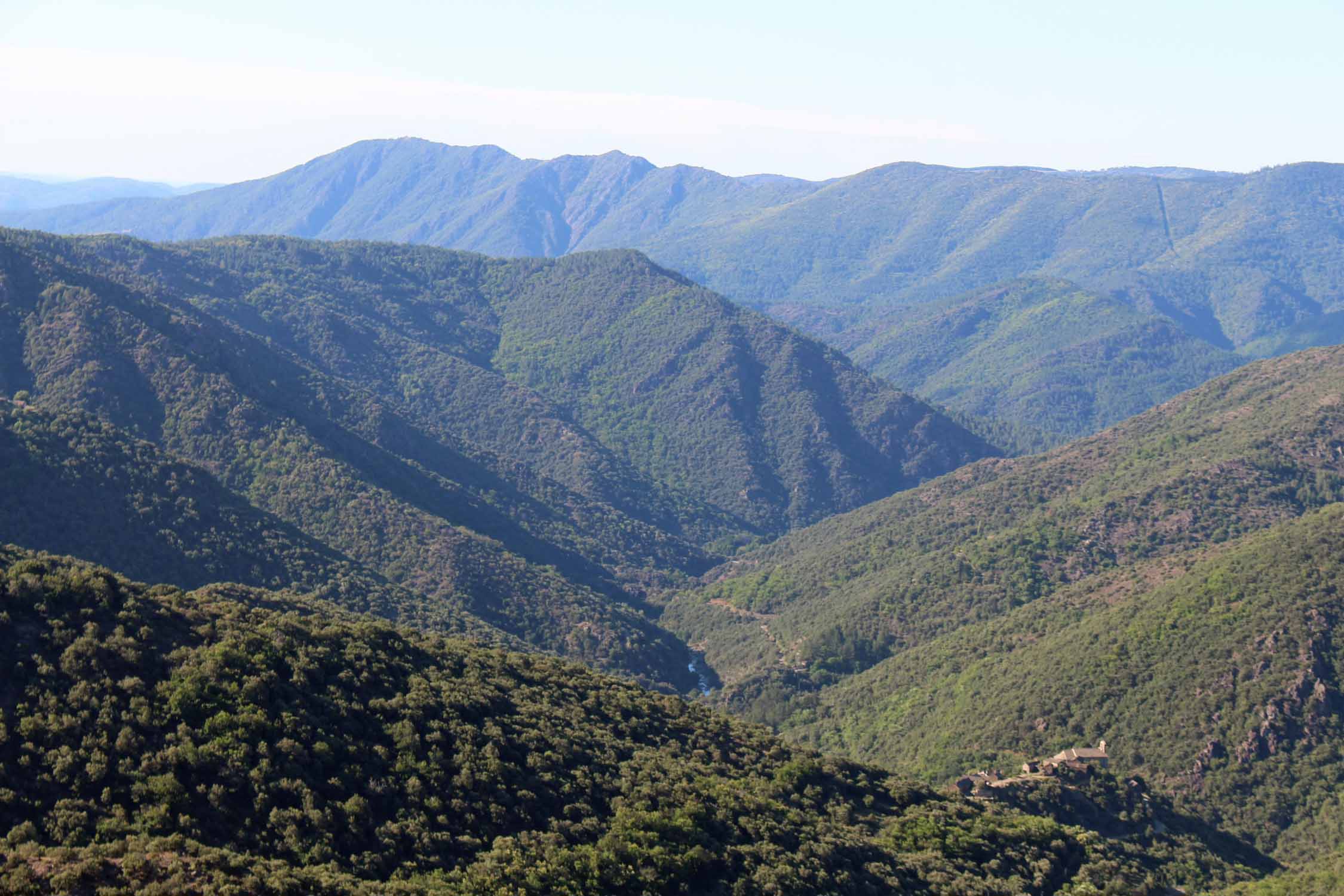 Sablières, paysage, Ardèche