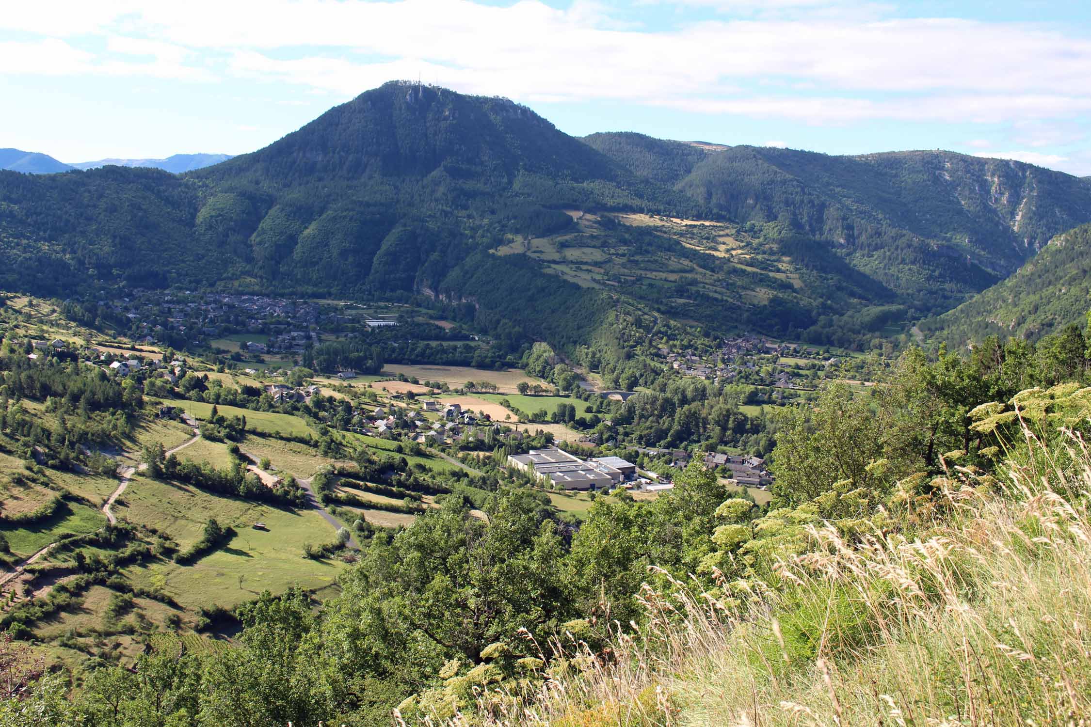 Gorges du Tarn, Quézac, paysage