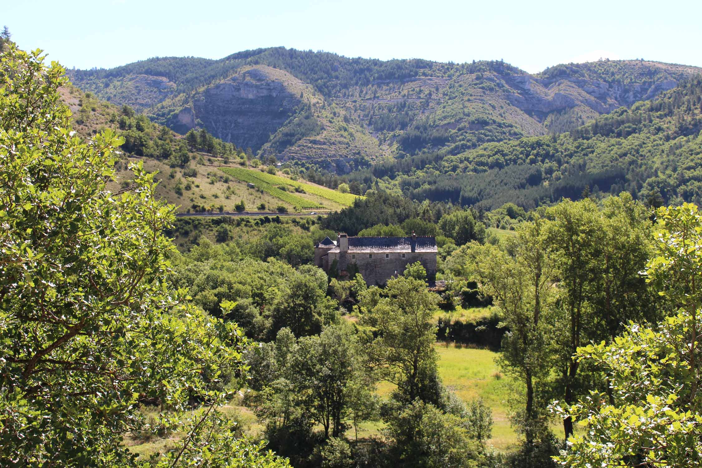 Gorges du Tarn, château de Charbonnières