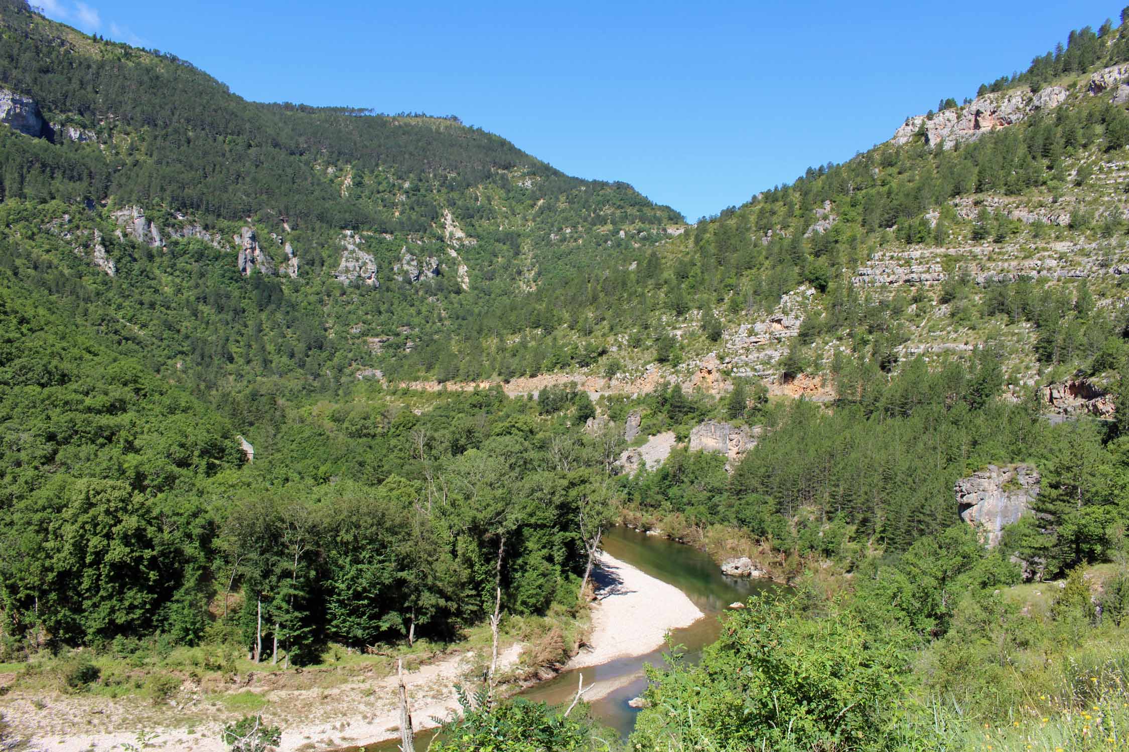 Gorges du Tarn, Prades, paysage