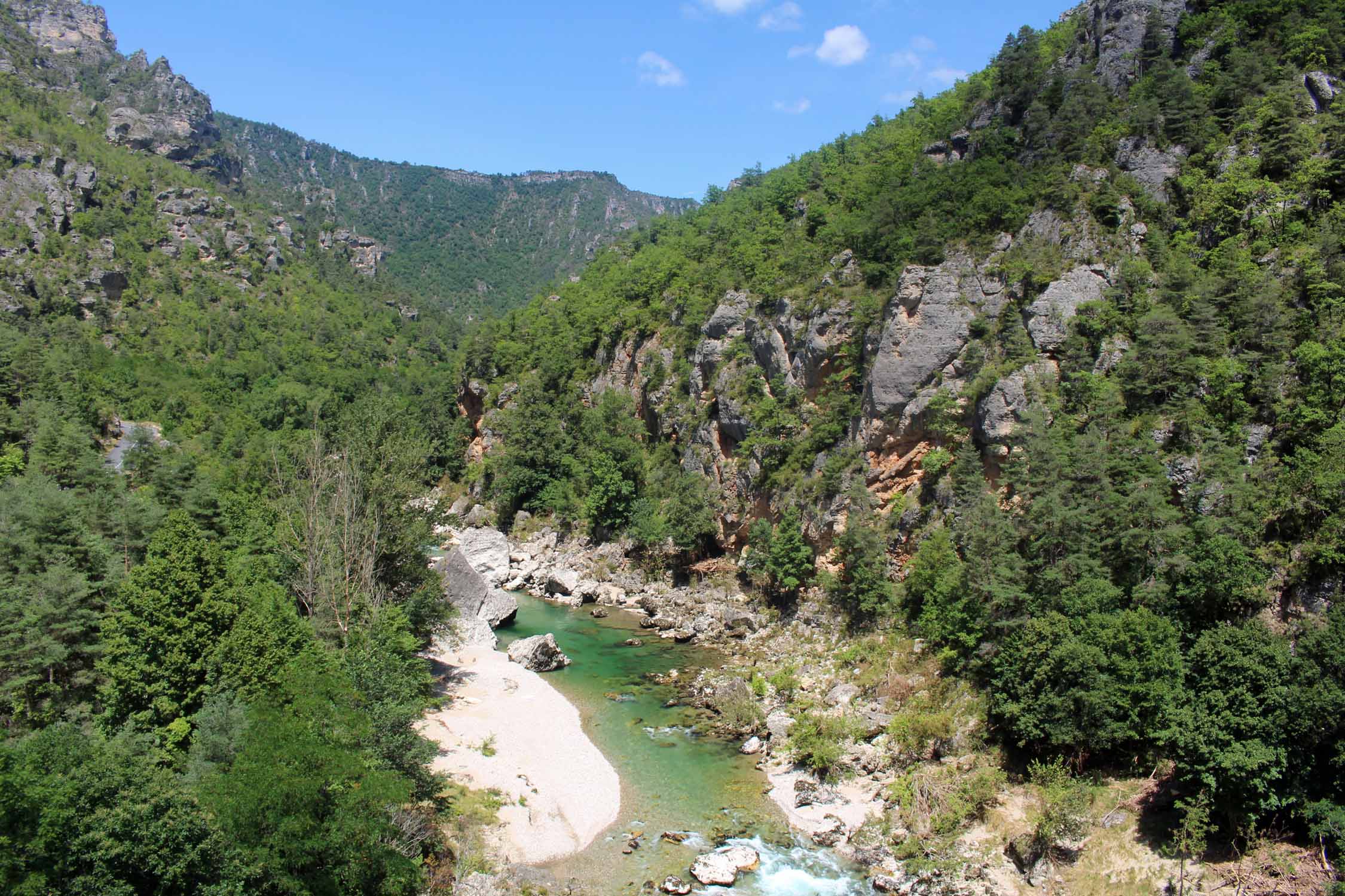 Gorges du Tarn, Les Détroits, paysage