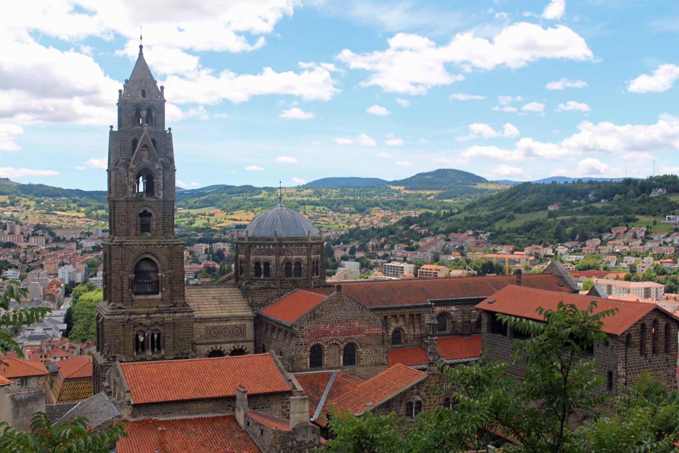 Le Puy-en-Velay, cathédrale Notre-Dame de l'Annonciation, clocher