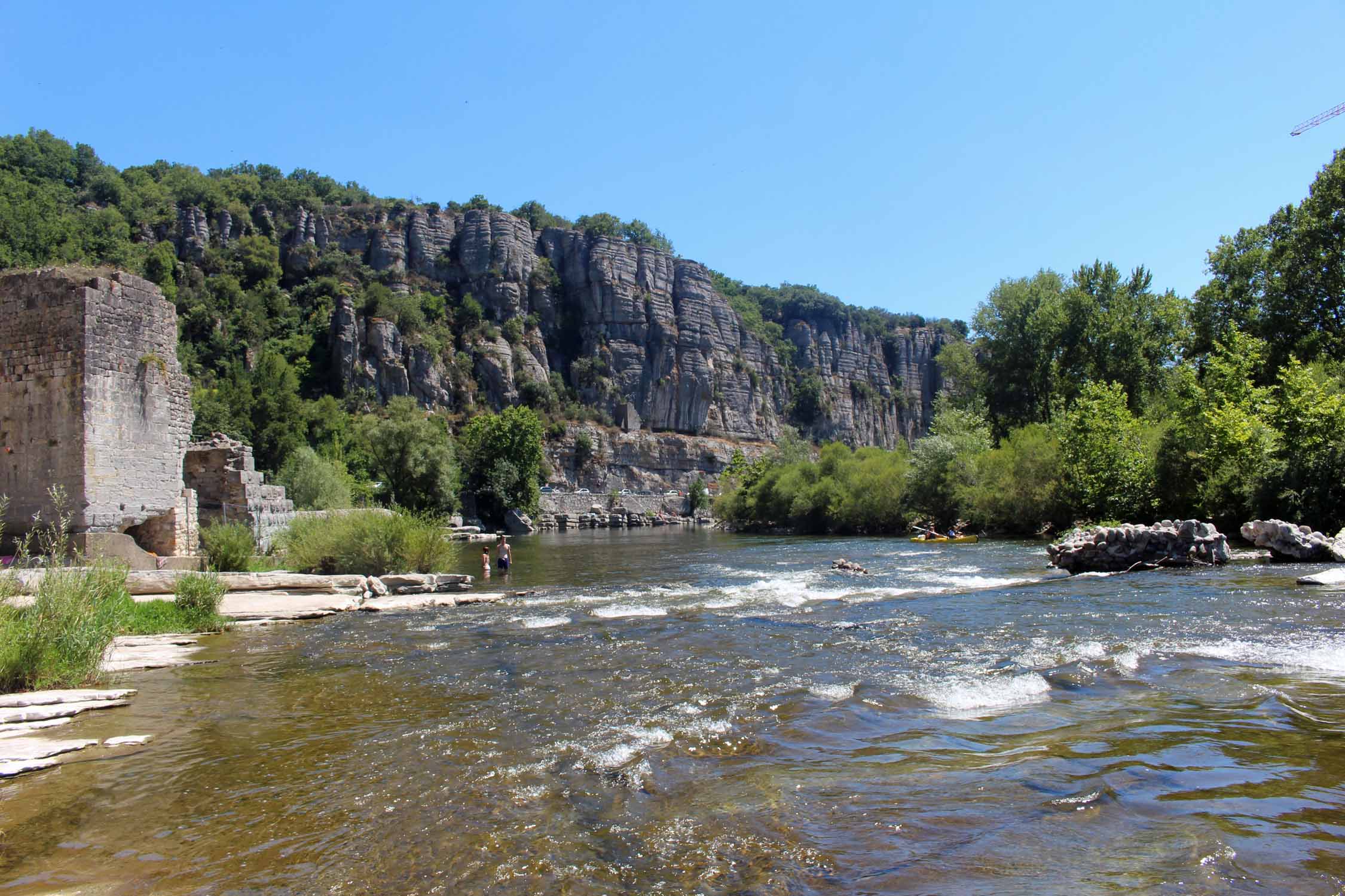 Ardèche, Vogüé, rivière Ardèche