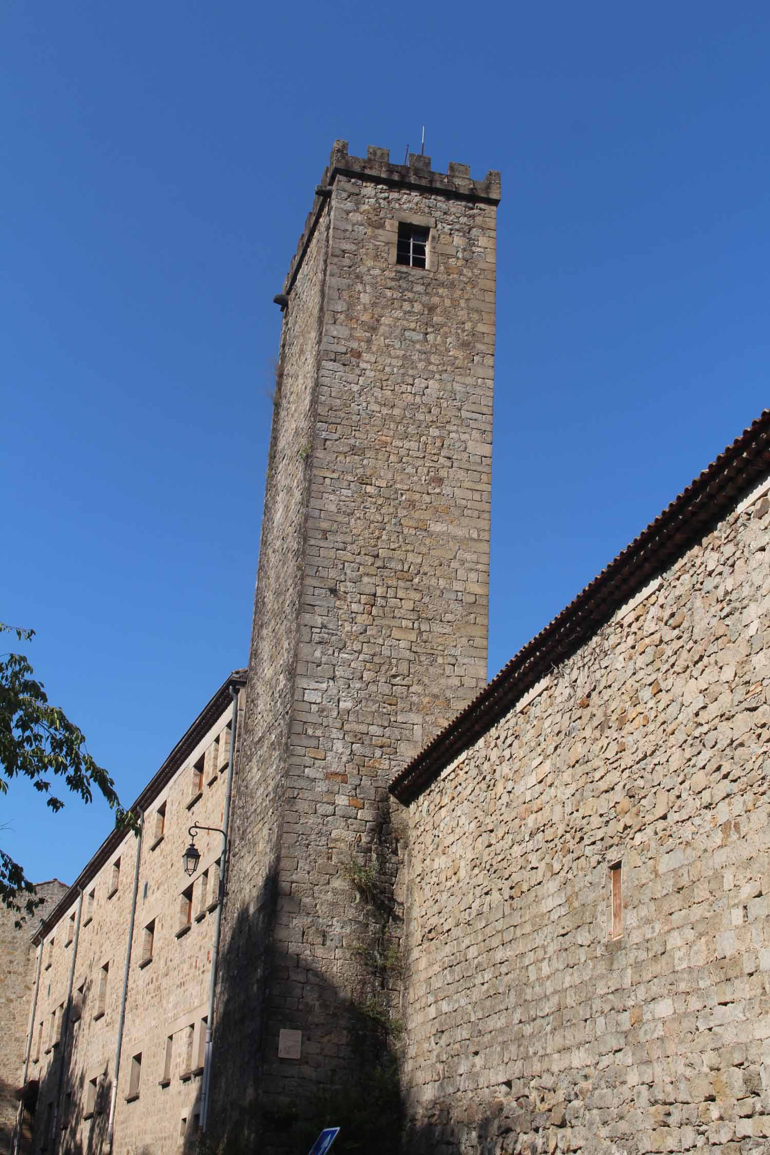 Ardèche, Largentière, remparts