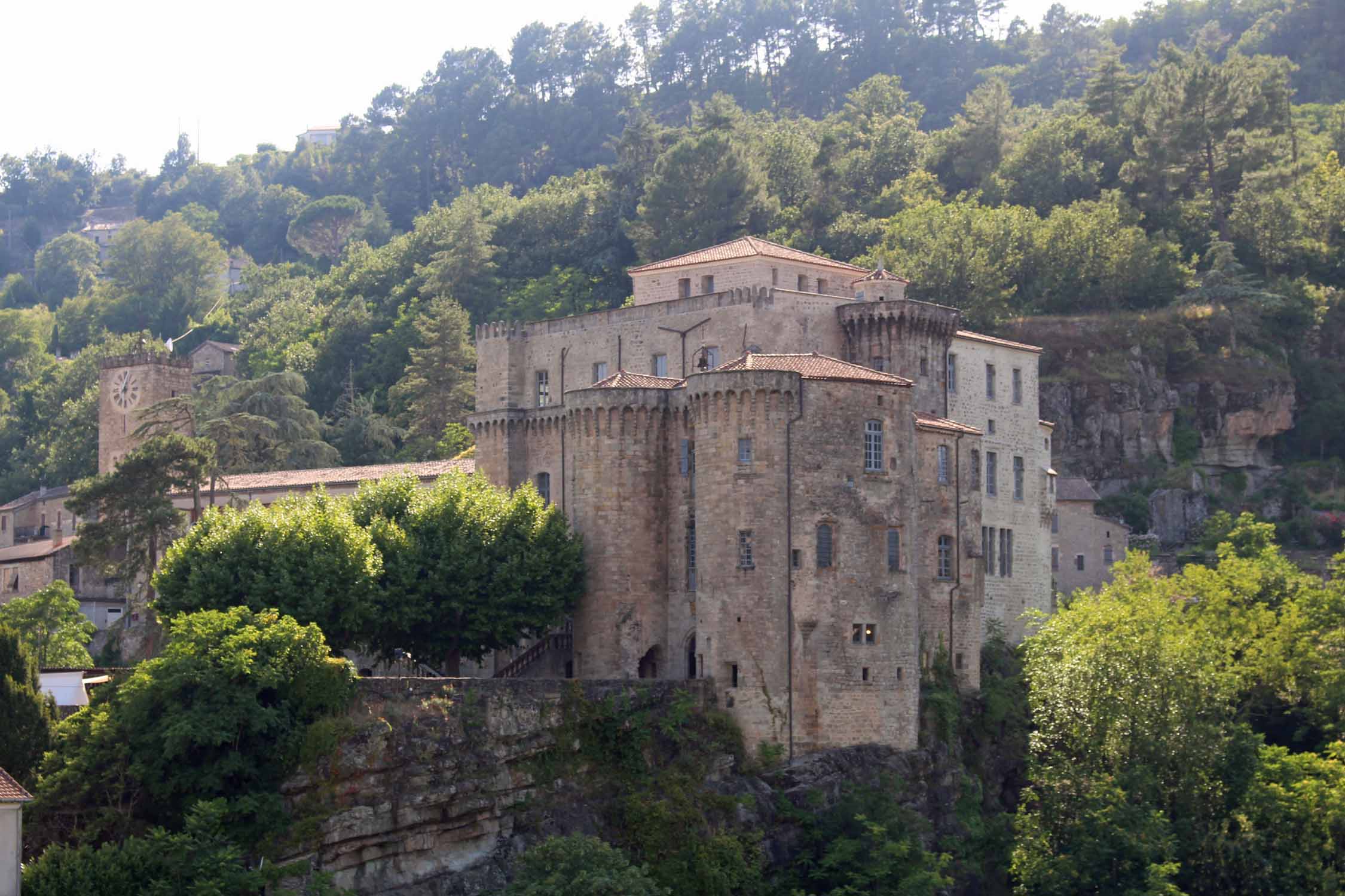 Ardèche, Largentière, château
