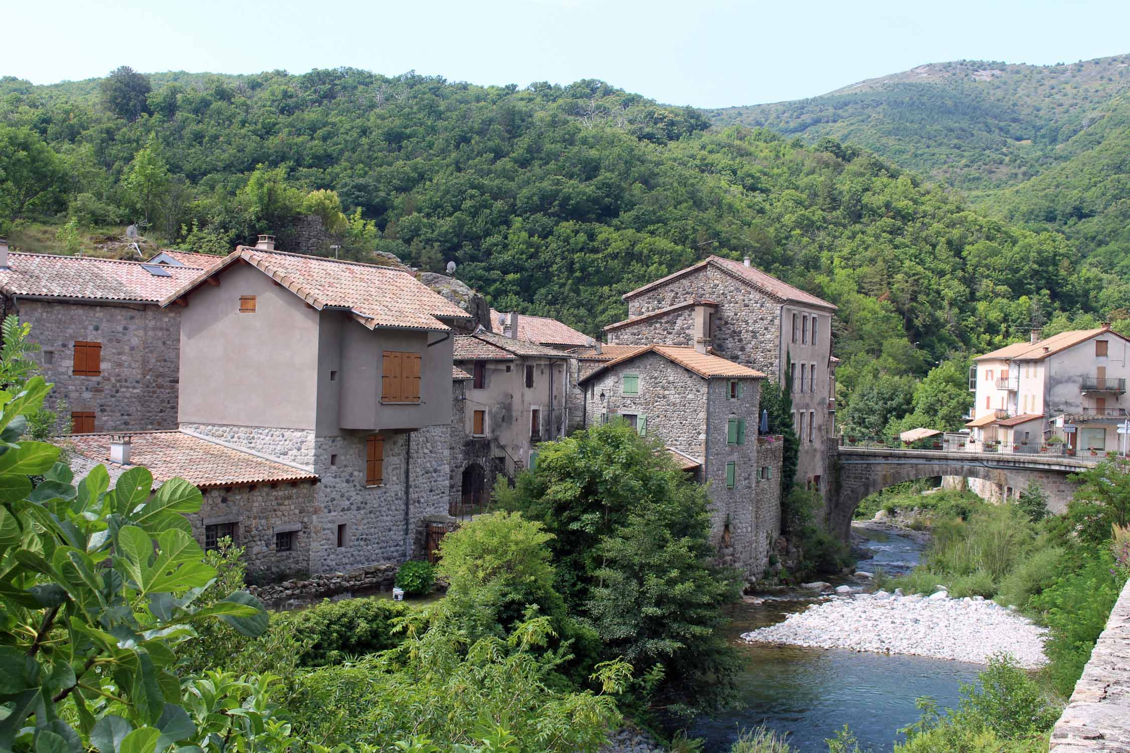 Ardèche, Burzet, paysage