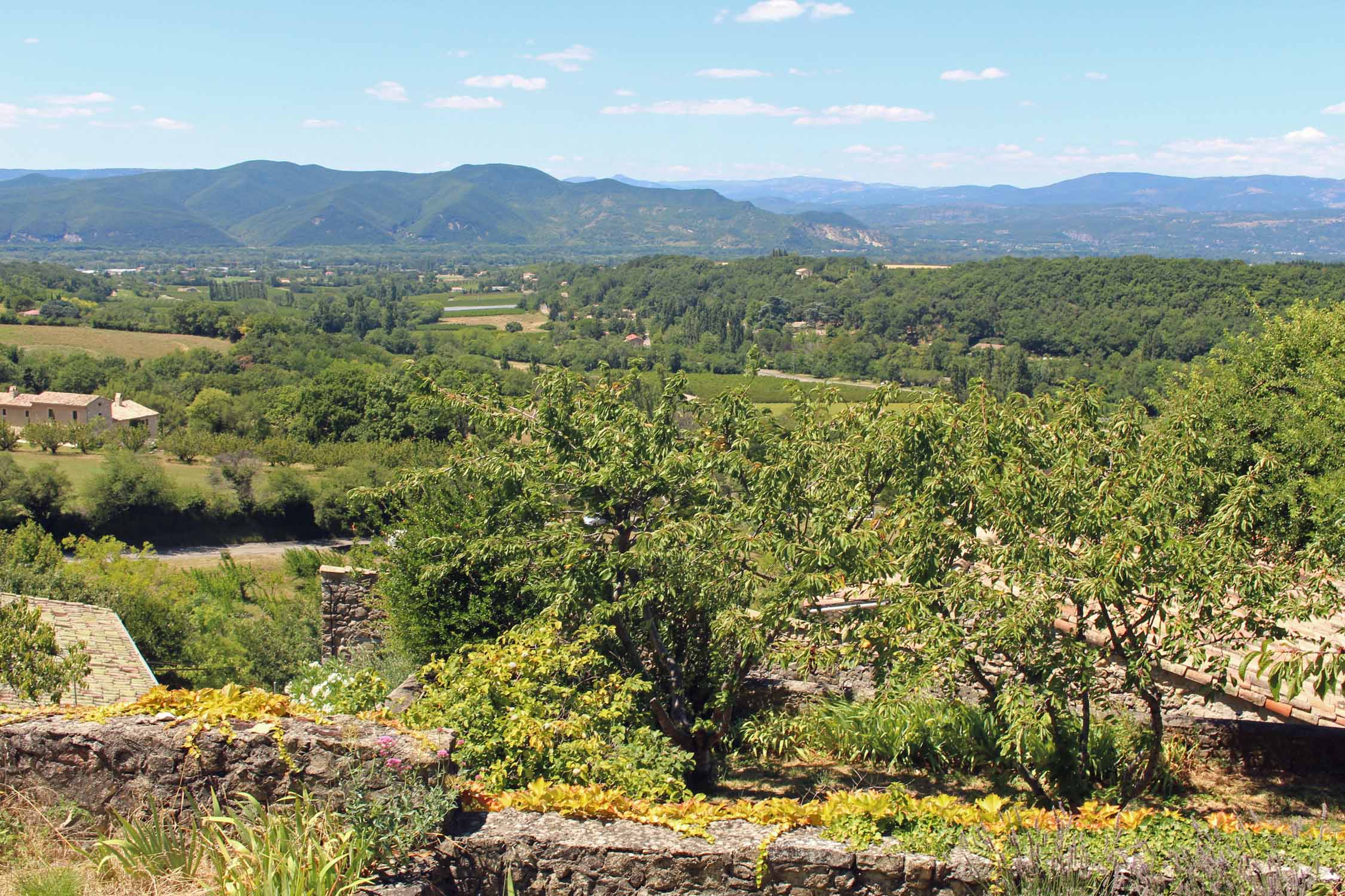 Drôme, Mirmande, paysage