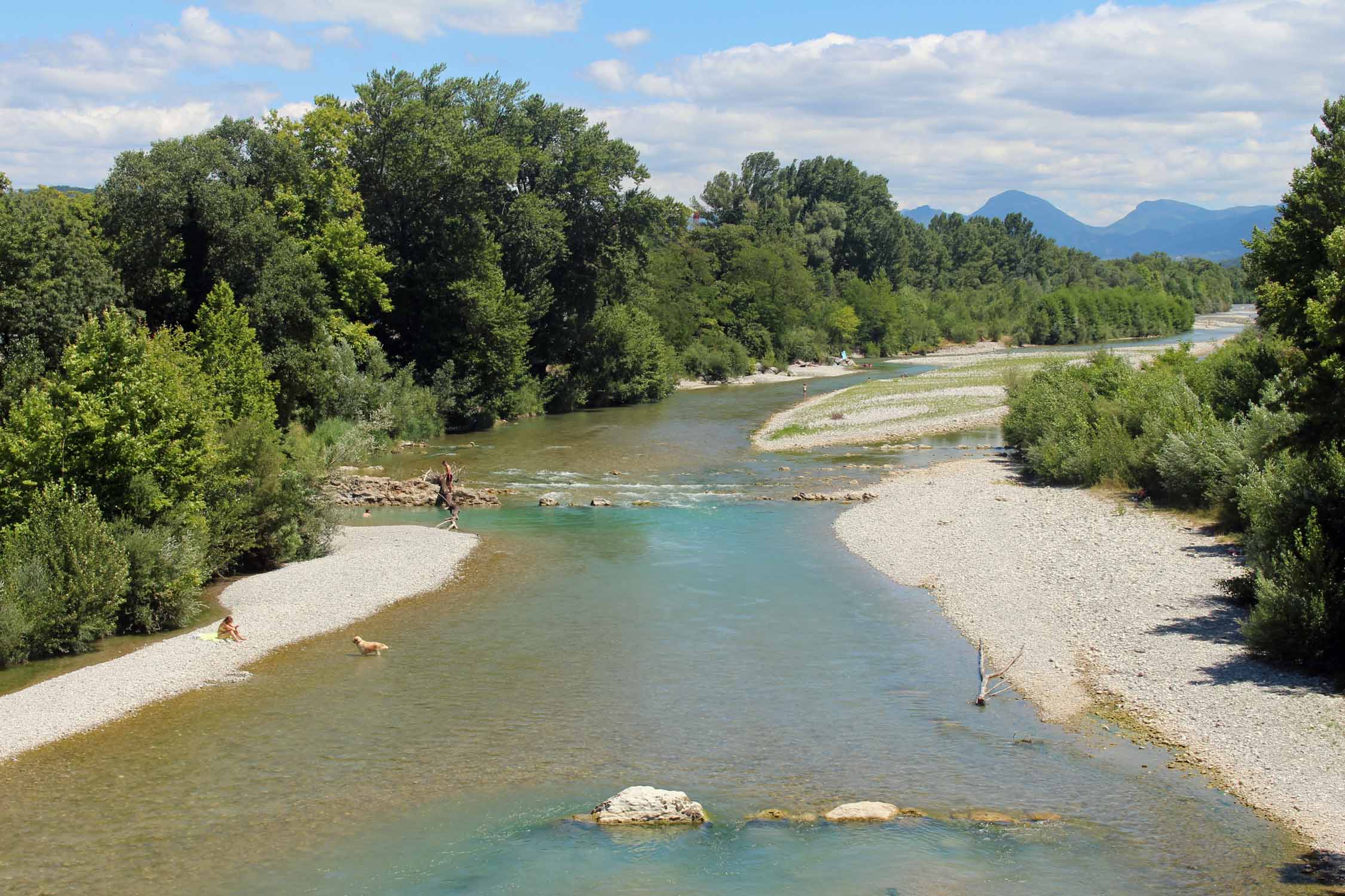 Crest, rivière, Drôme