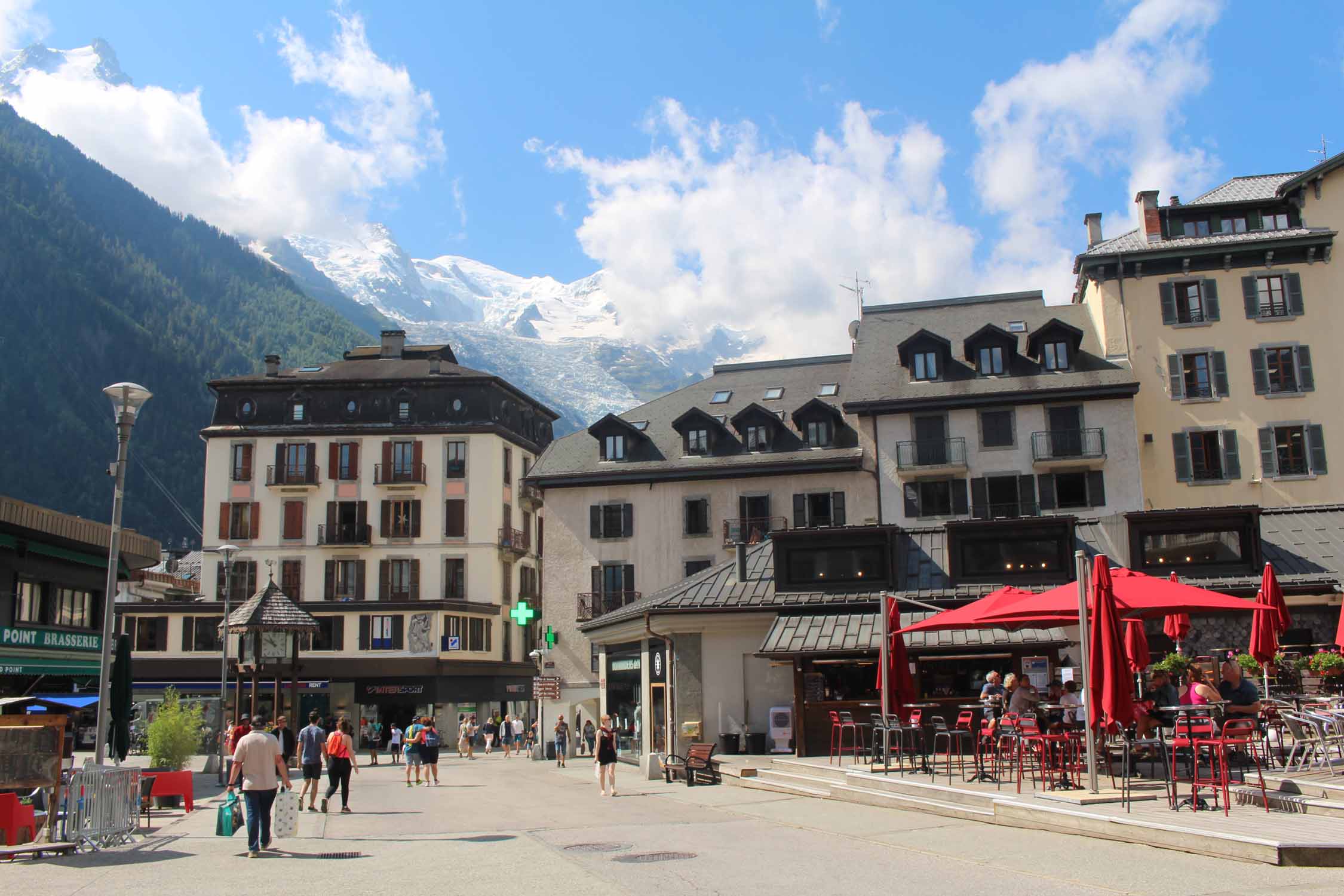 Chamonix, Mont-Blanc, centre ville