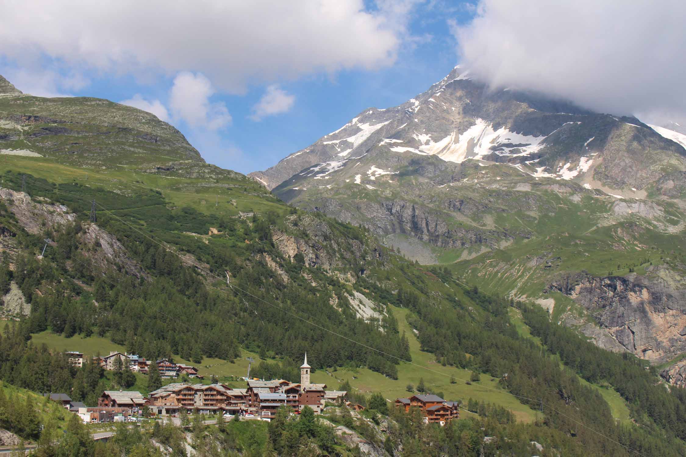 Tignes, les Boisses, paysage