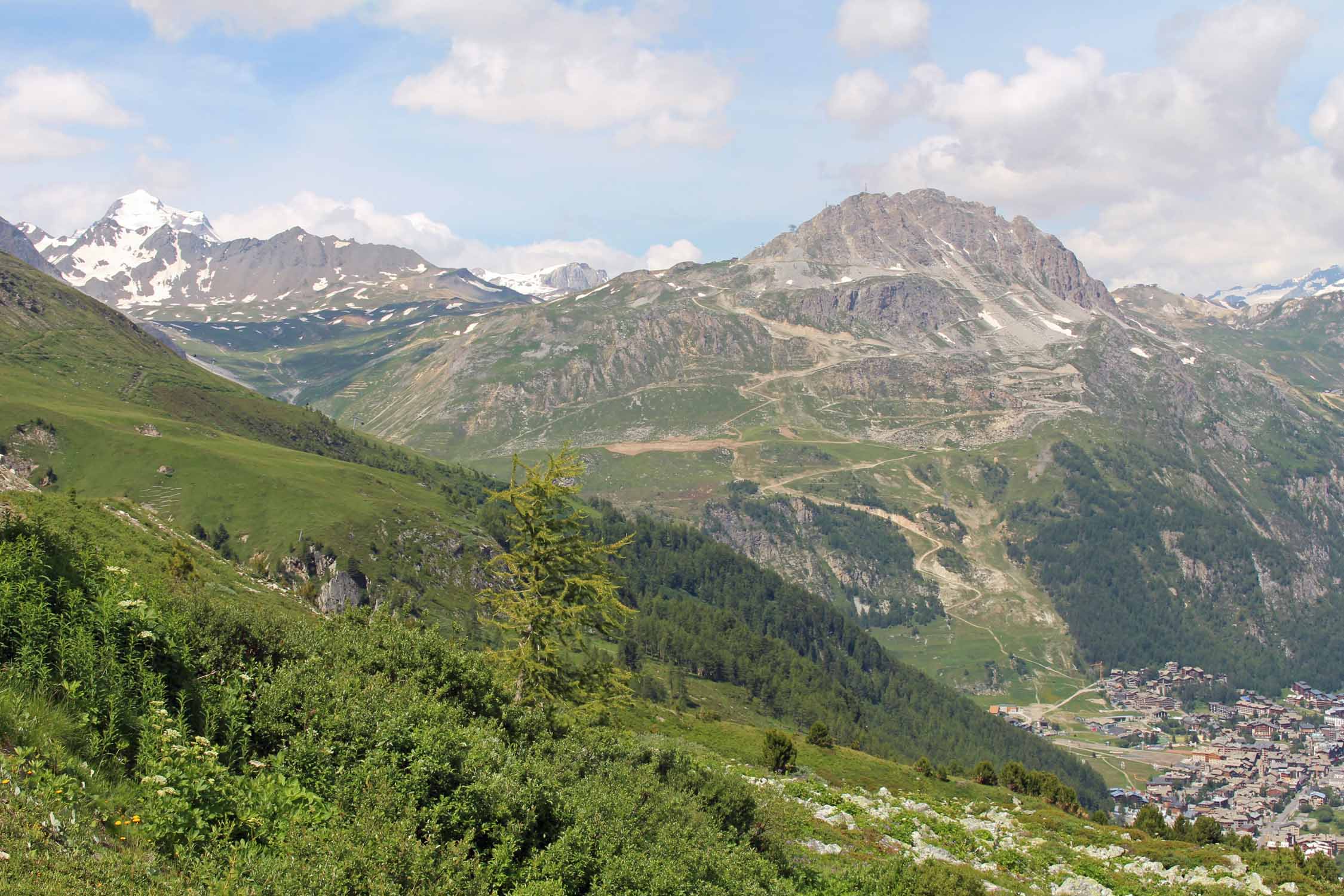 Belvédère de la Tarentaise, paysage