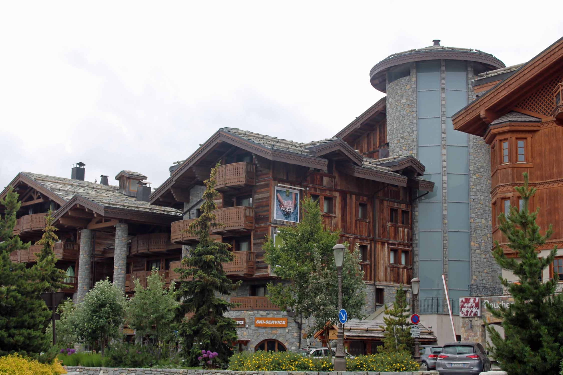 Courchevel, maisons typiques