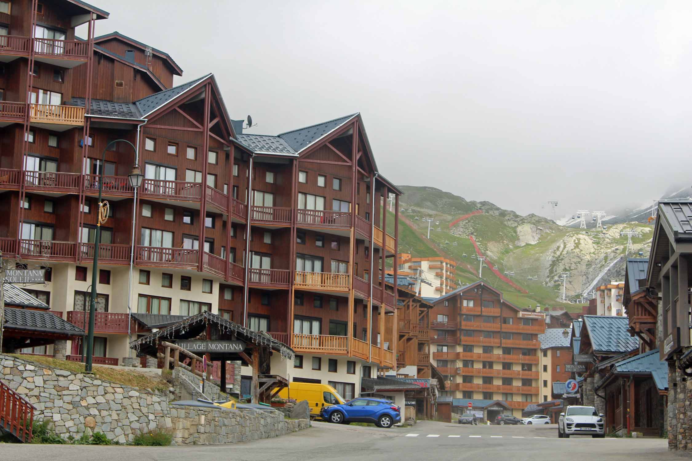 Val Thorens, bâtiments typiques