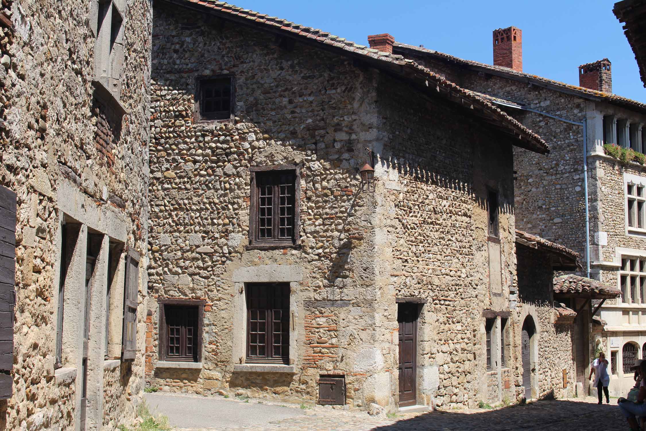 Pérouges, maisons typiques