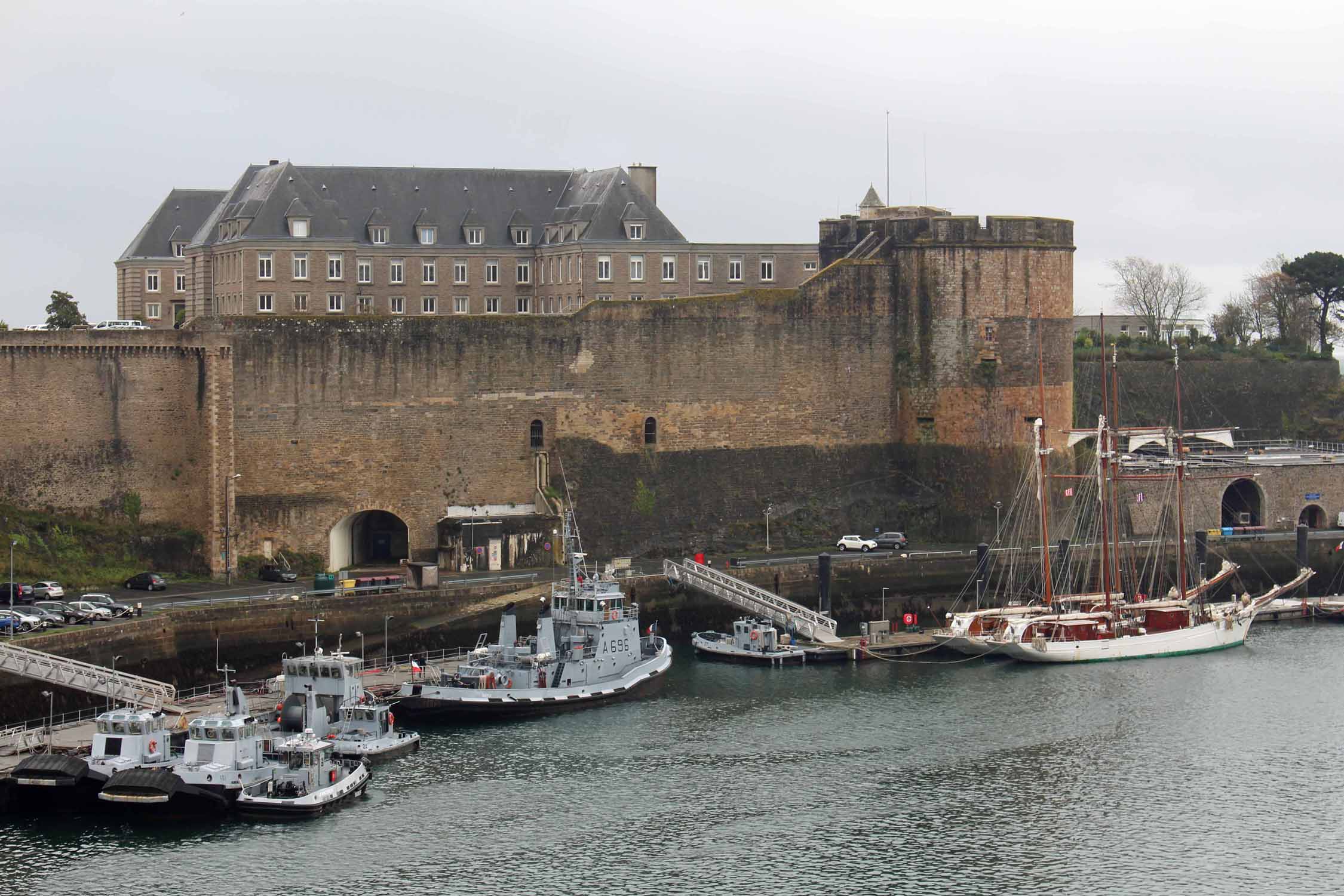 Brest, château, forteresse