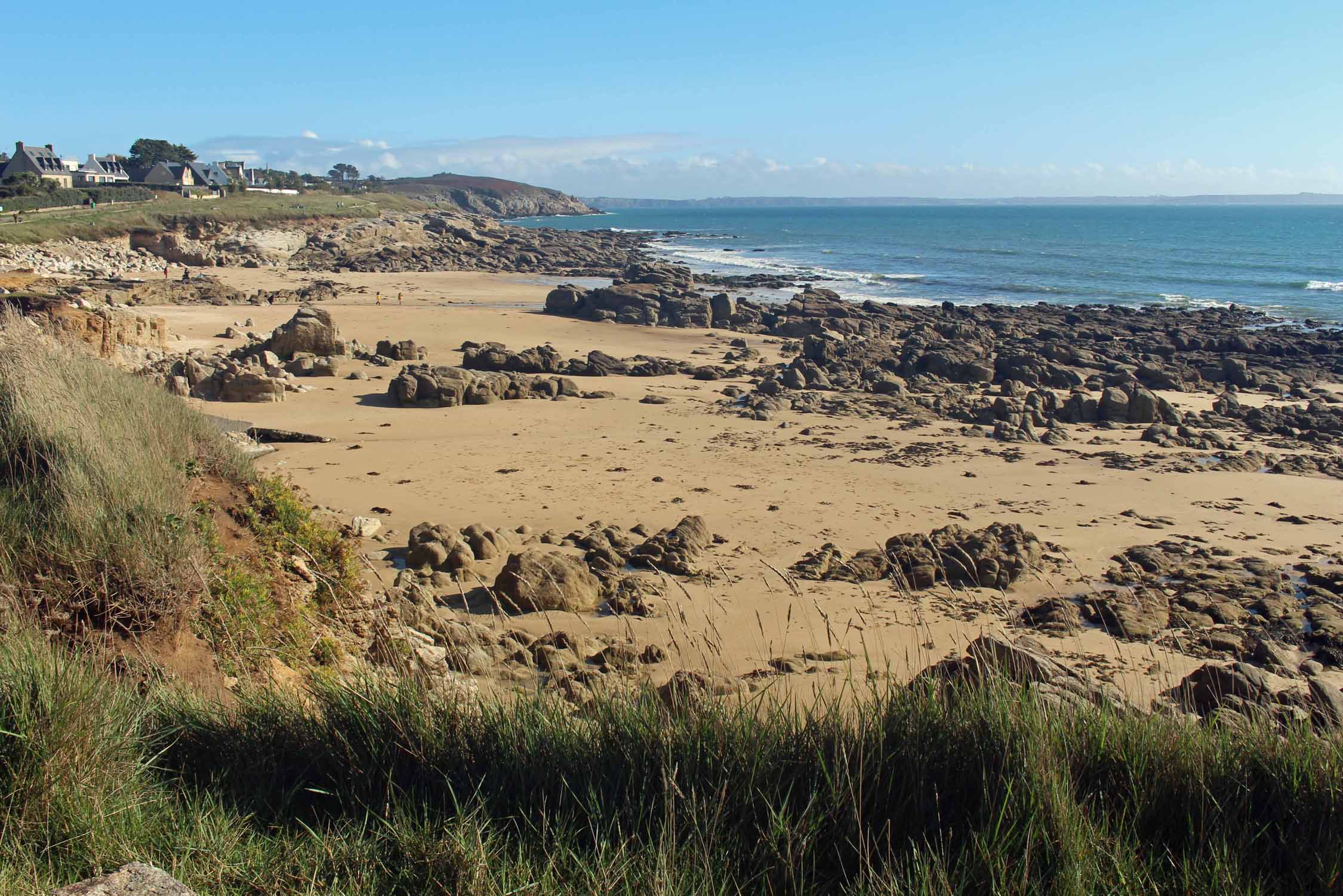 Bretagne, plage de Portez