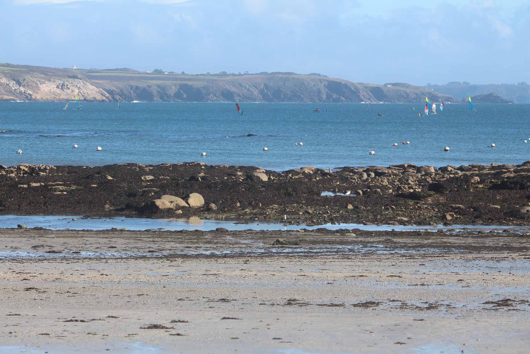 Bretagne, plage du Trez Hir