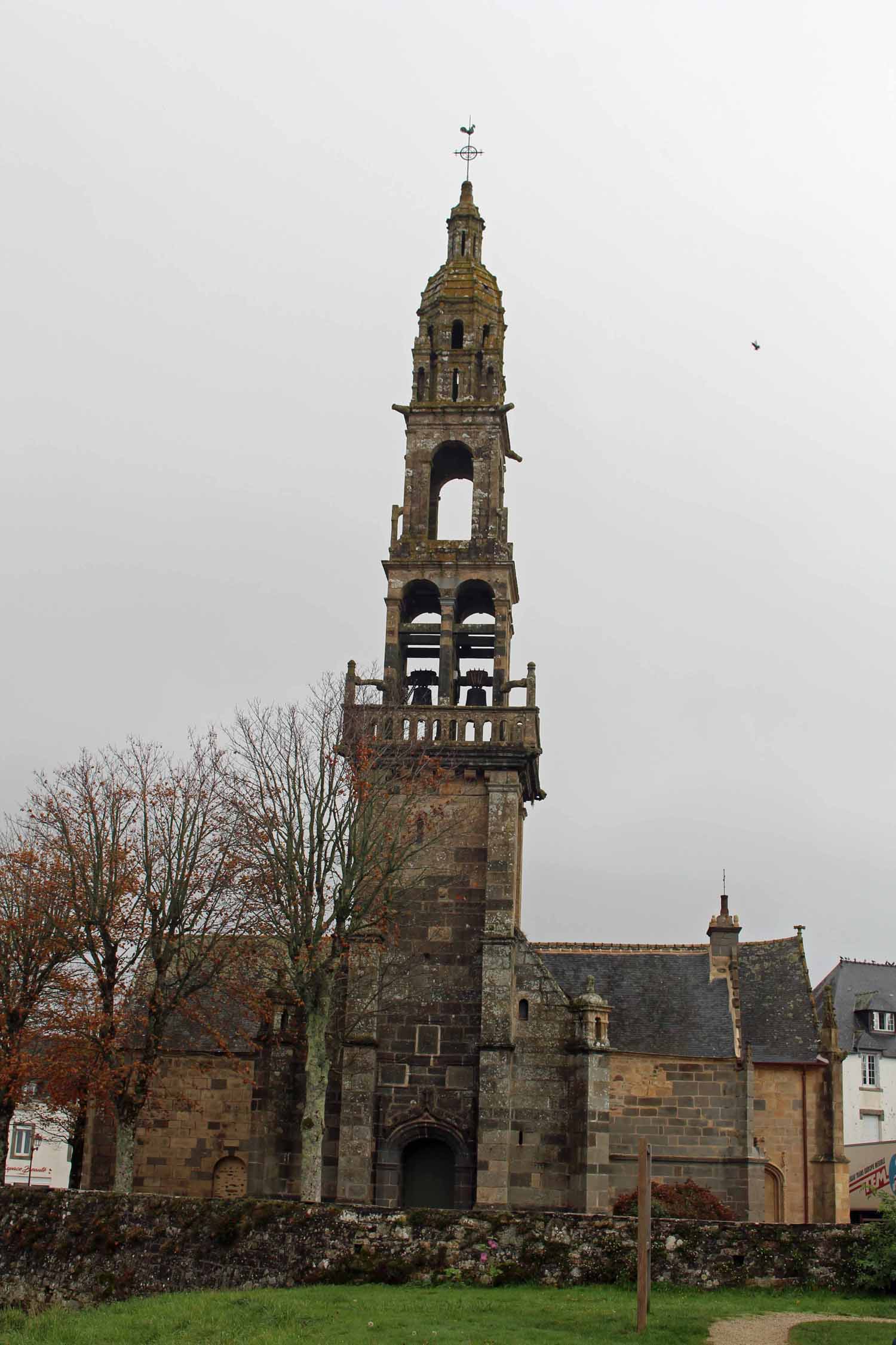 Le Faou, église Saint-Sauveur, clocher