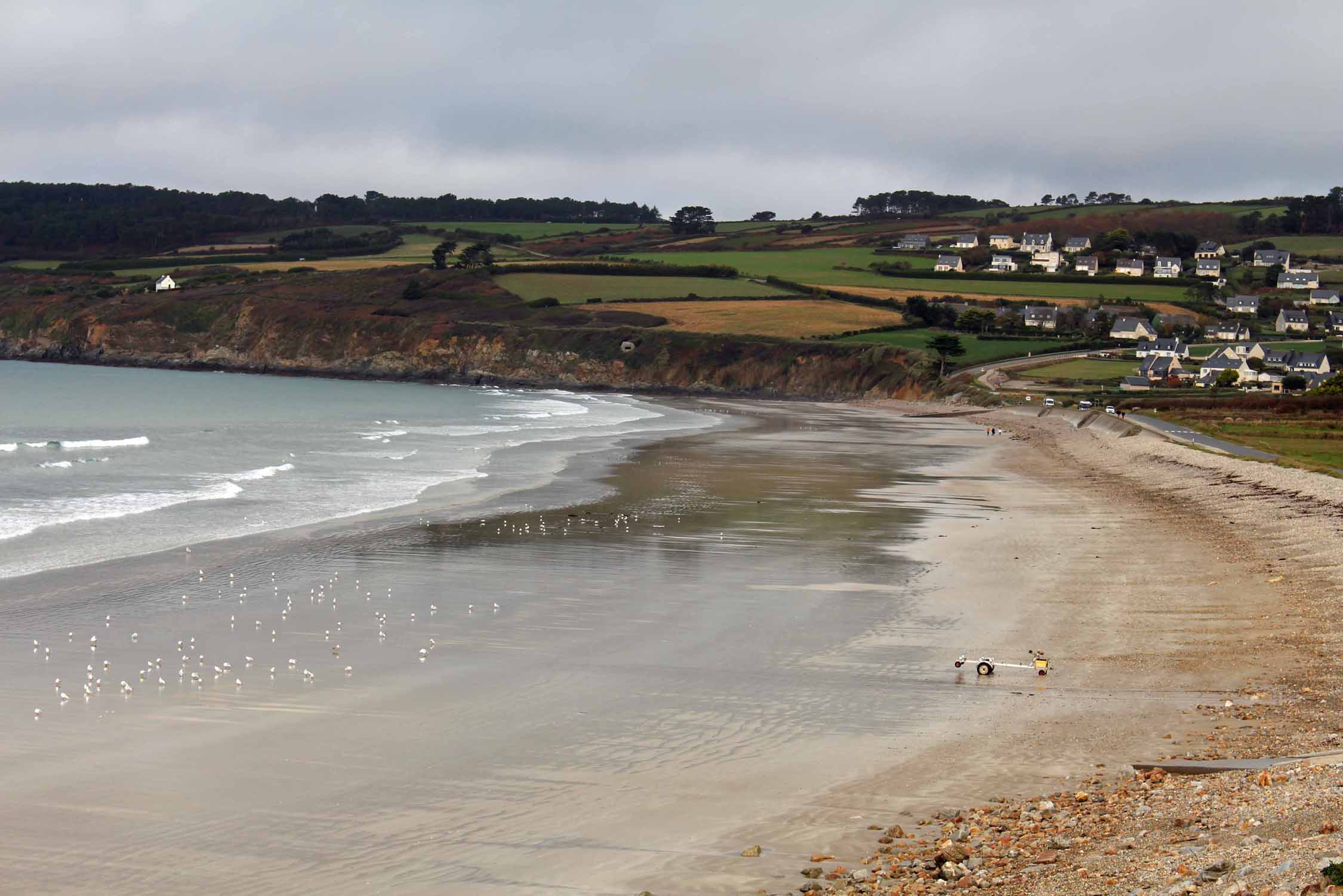 Bretagne, Trez Bellec, plage