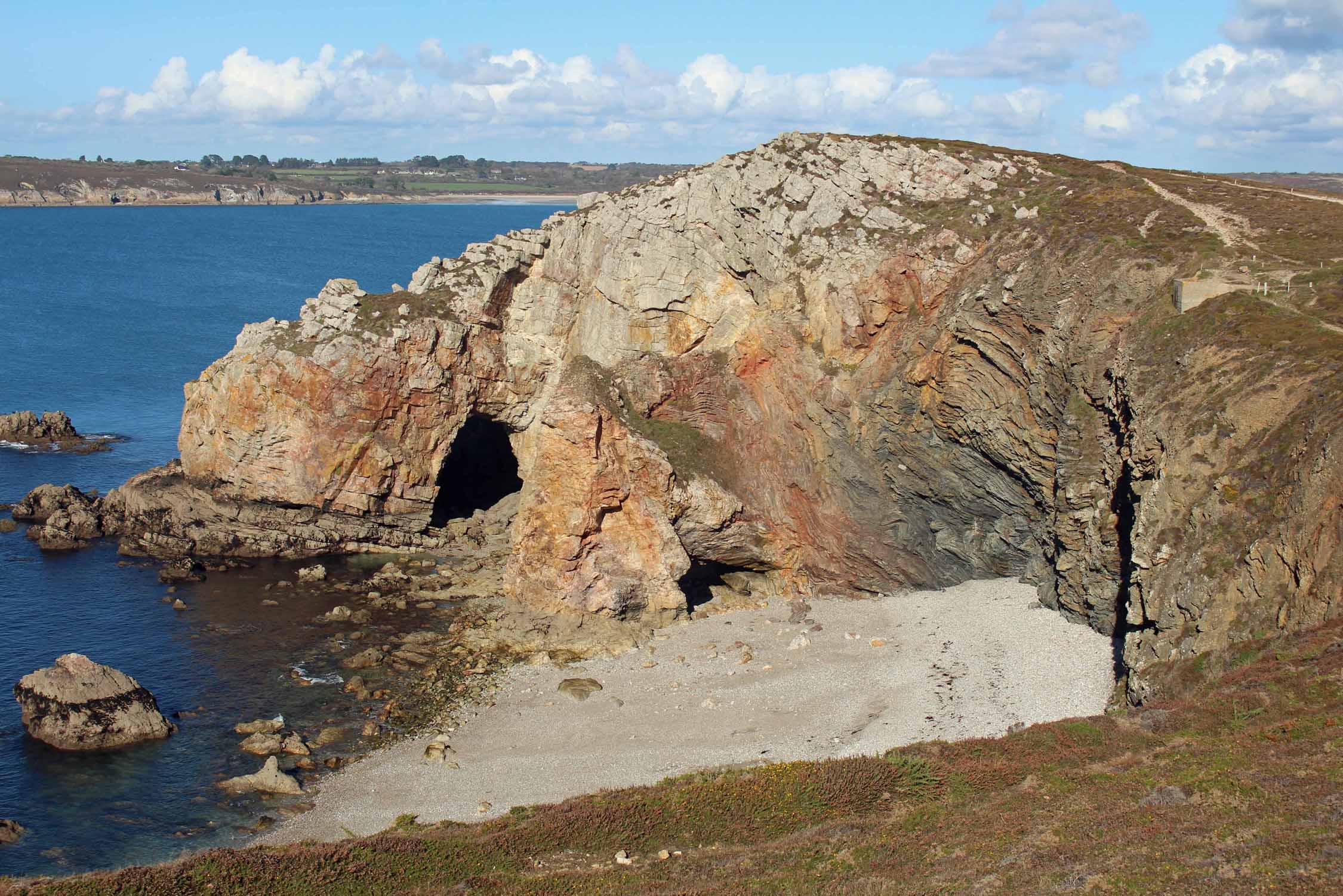 Presqu'île de Crozon, pointe du Dinan, rocher