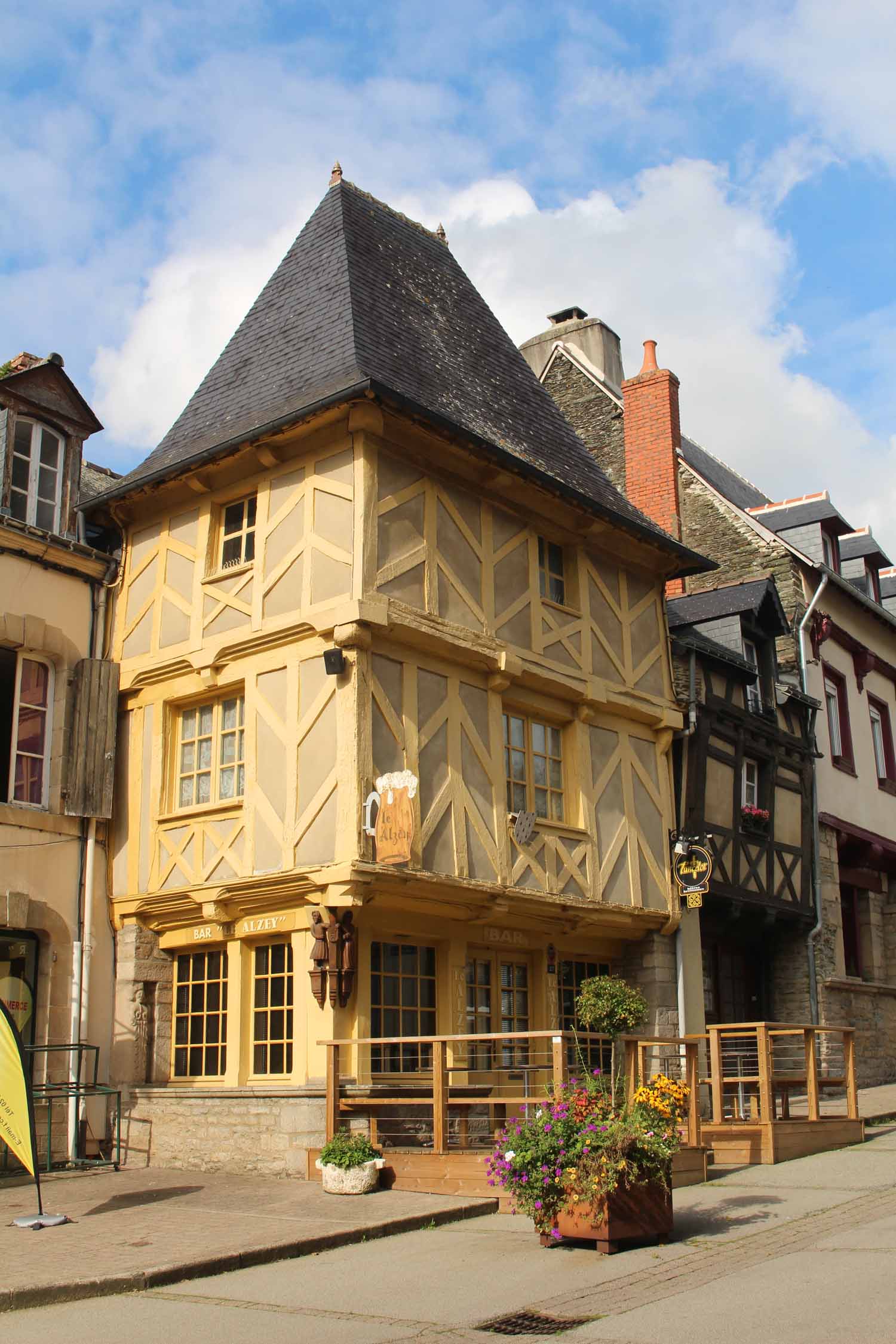 Josselin, maison à pans de bois