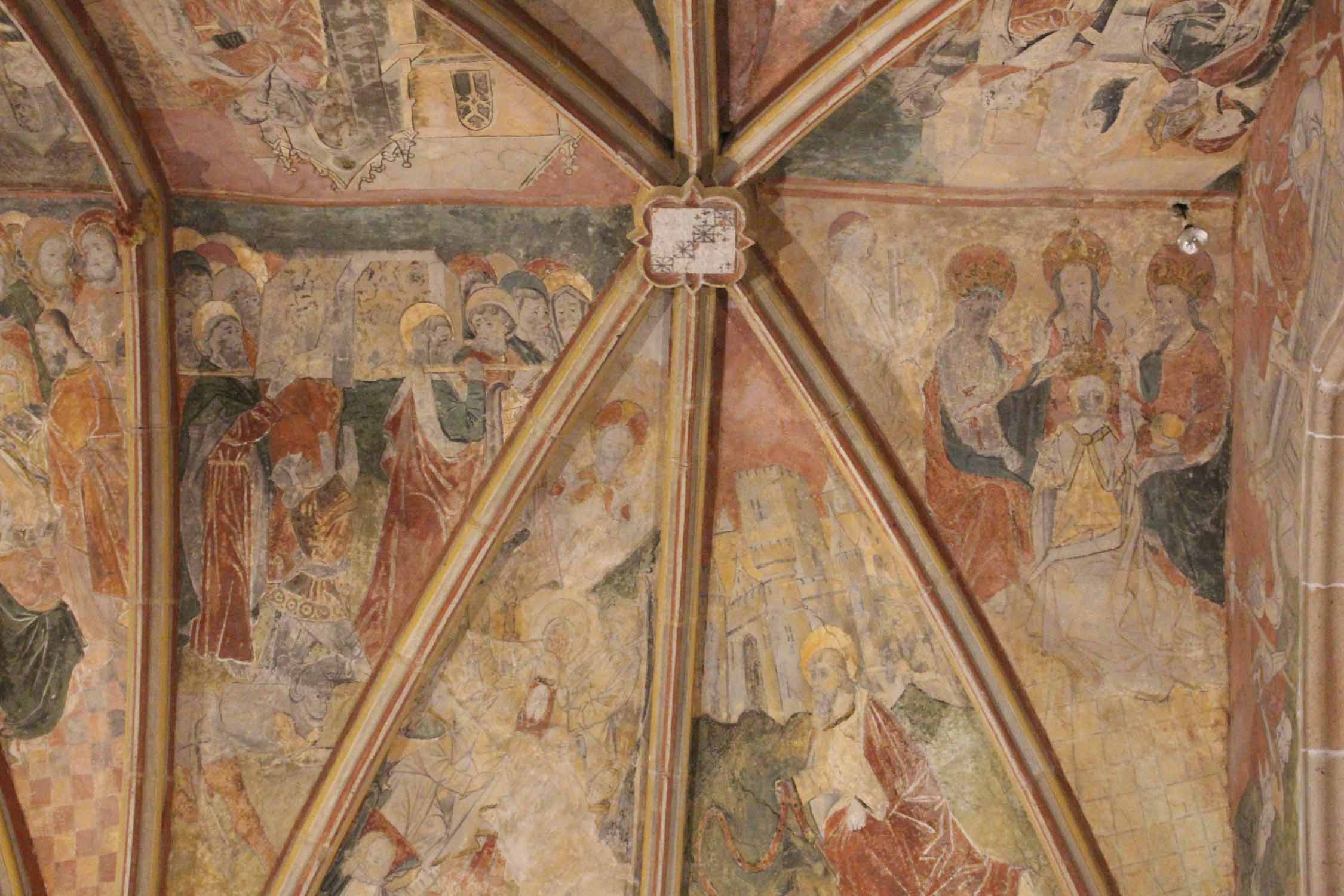Kernascléden, église Notre-Dame, peintures murales